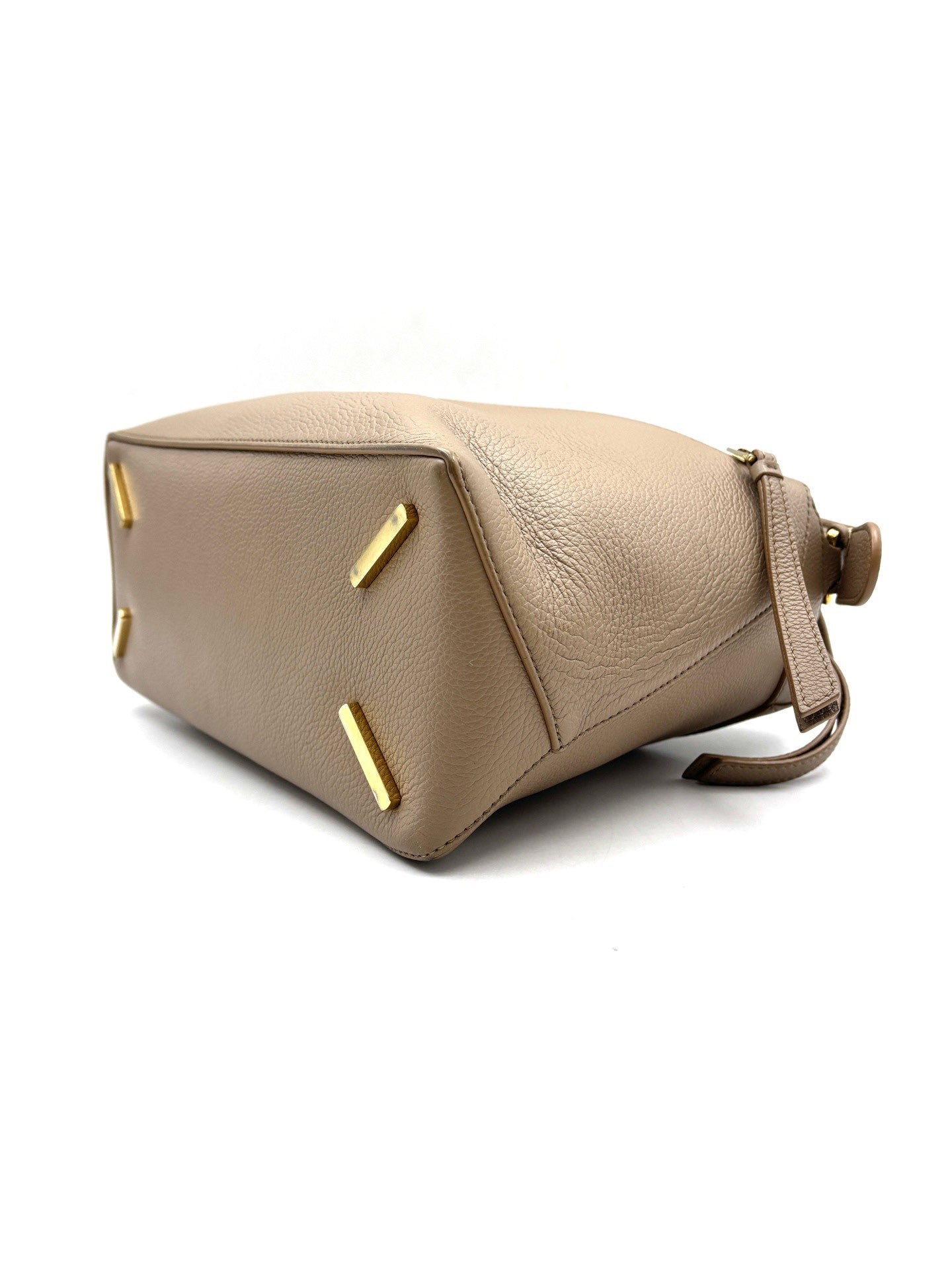 LOEWE - Puzzle Edge - Grained calfskin leather - Sand - (Medium)