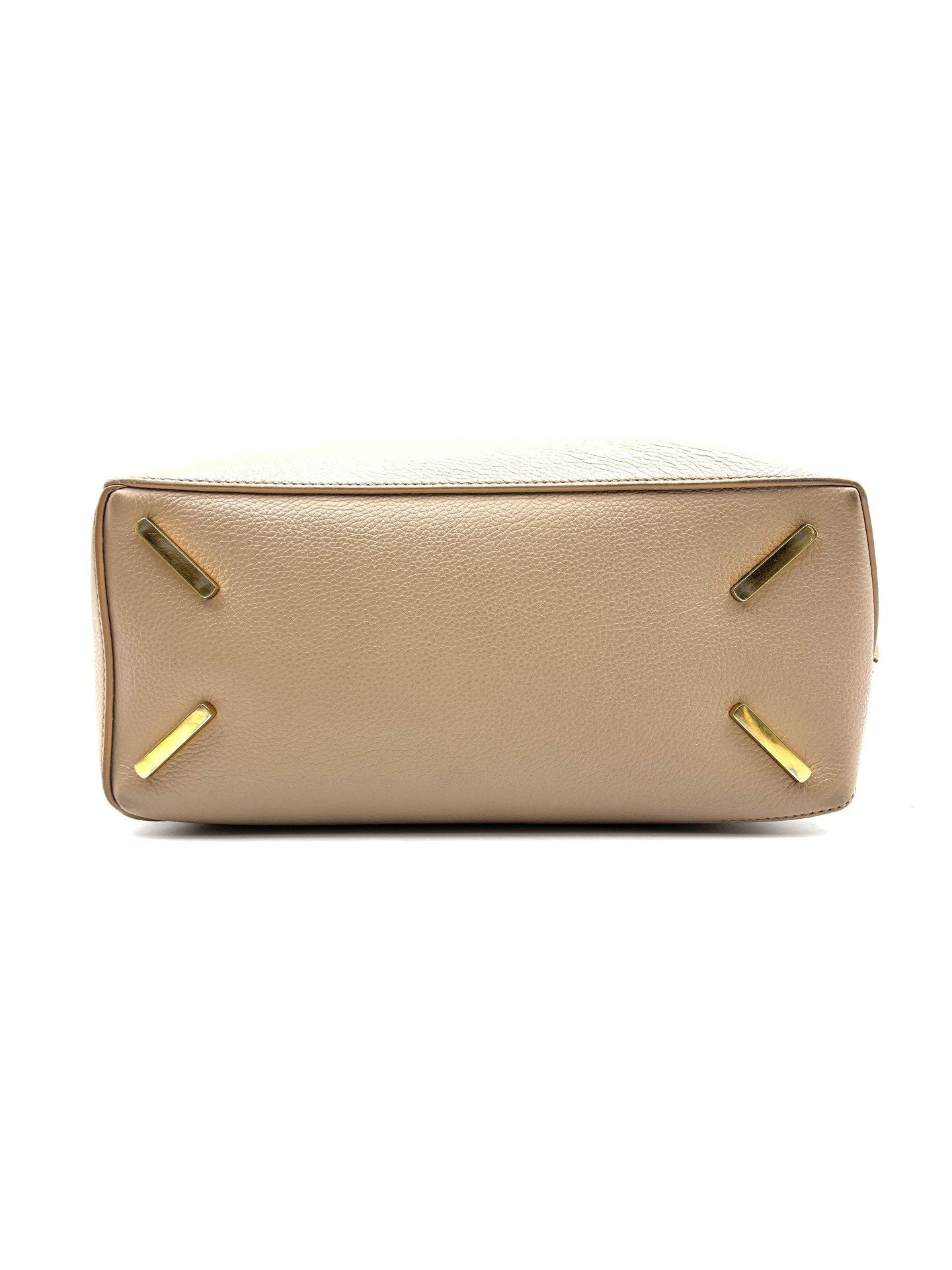 LOEWE - Puzzle Edge - Grained calfskin leather - Sand - (Medium)