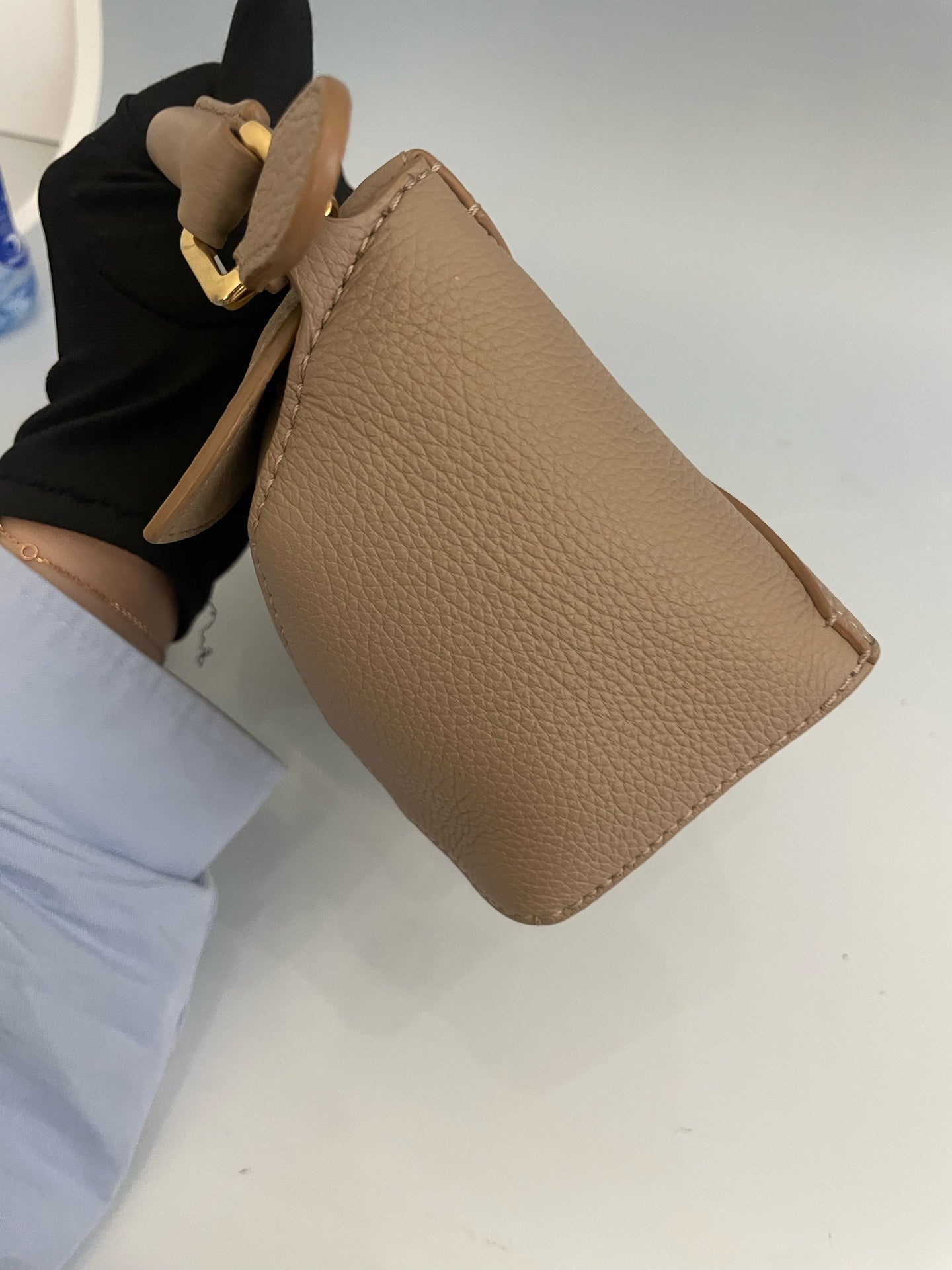 LOEWE - Puzzle Edge - Leather - Beige - (mini)