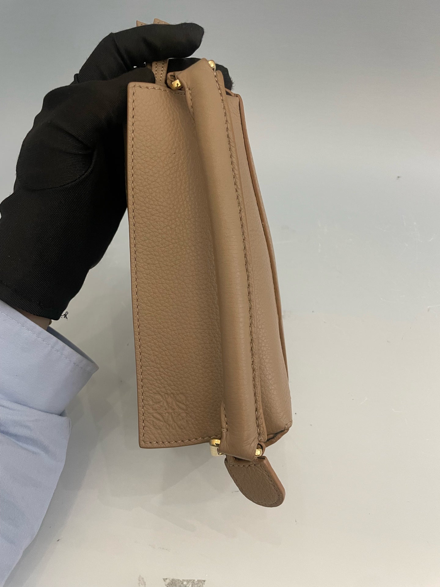 LOEWE - Puzzle Edge - Leather - Beige - (mini)