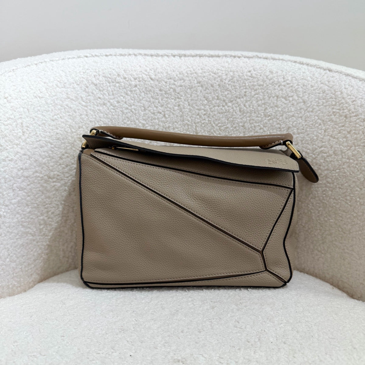 Loewe - Puzzle Edge - Leather - Grey - (small)