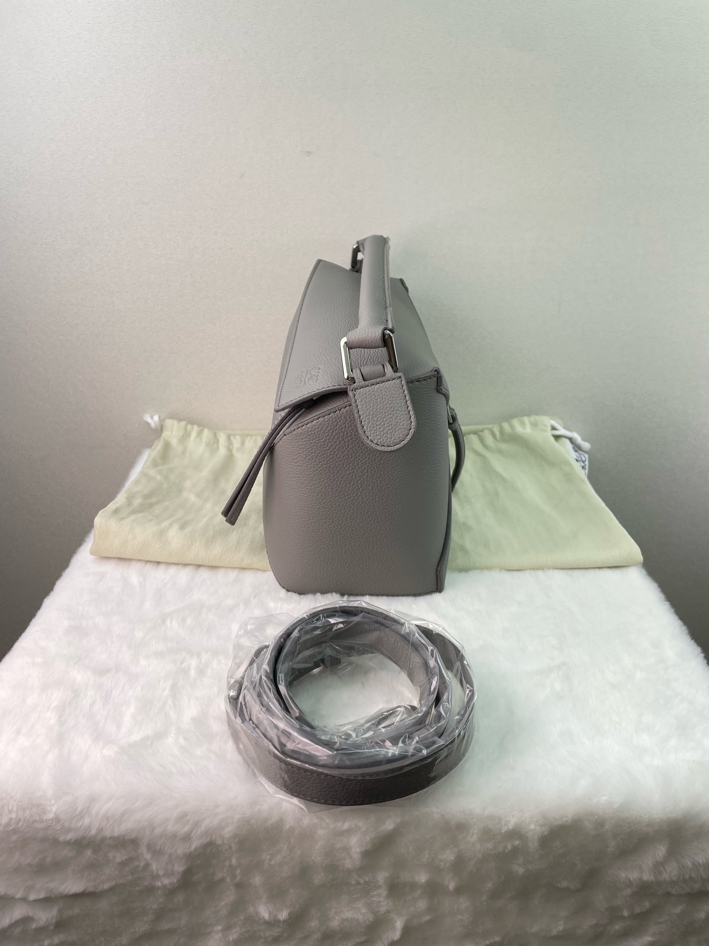 Loewe - Puzzle Edge - Leather - Grey - (small)