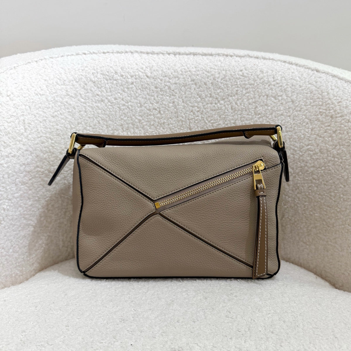 Loewe - Puzzle Edge - Leather - Grey - (small)