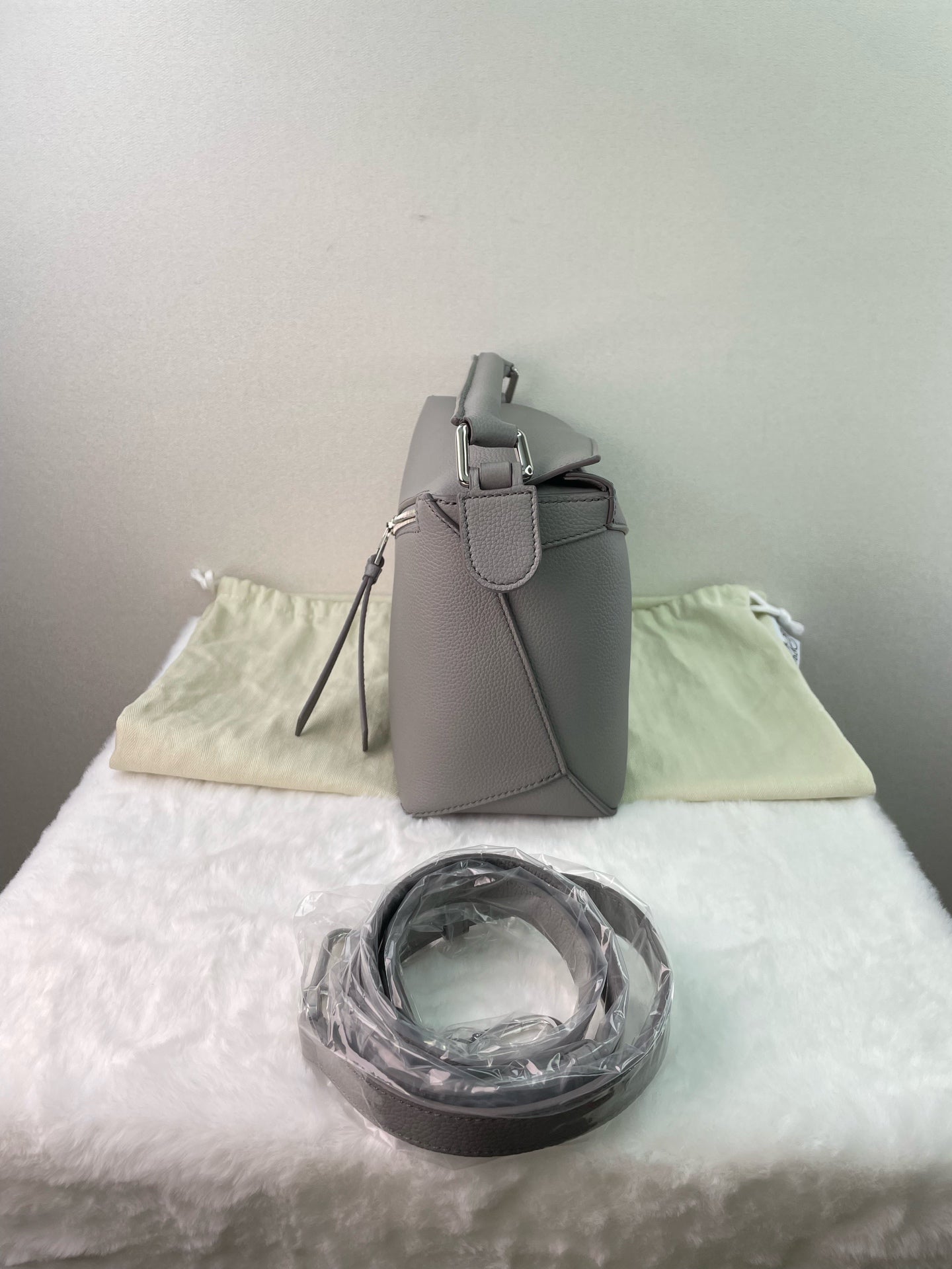 Loewe - Puzzle Edge - Leather - Grey - (small)