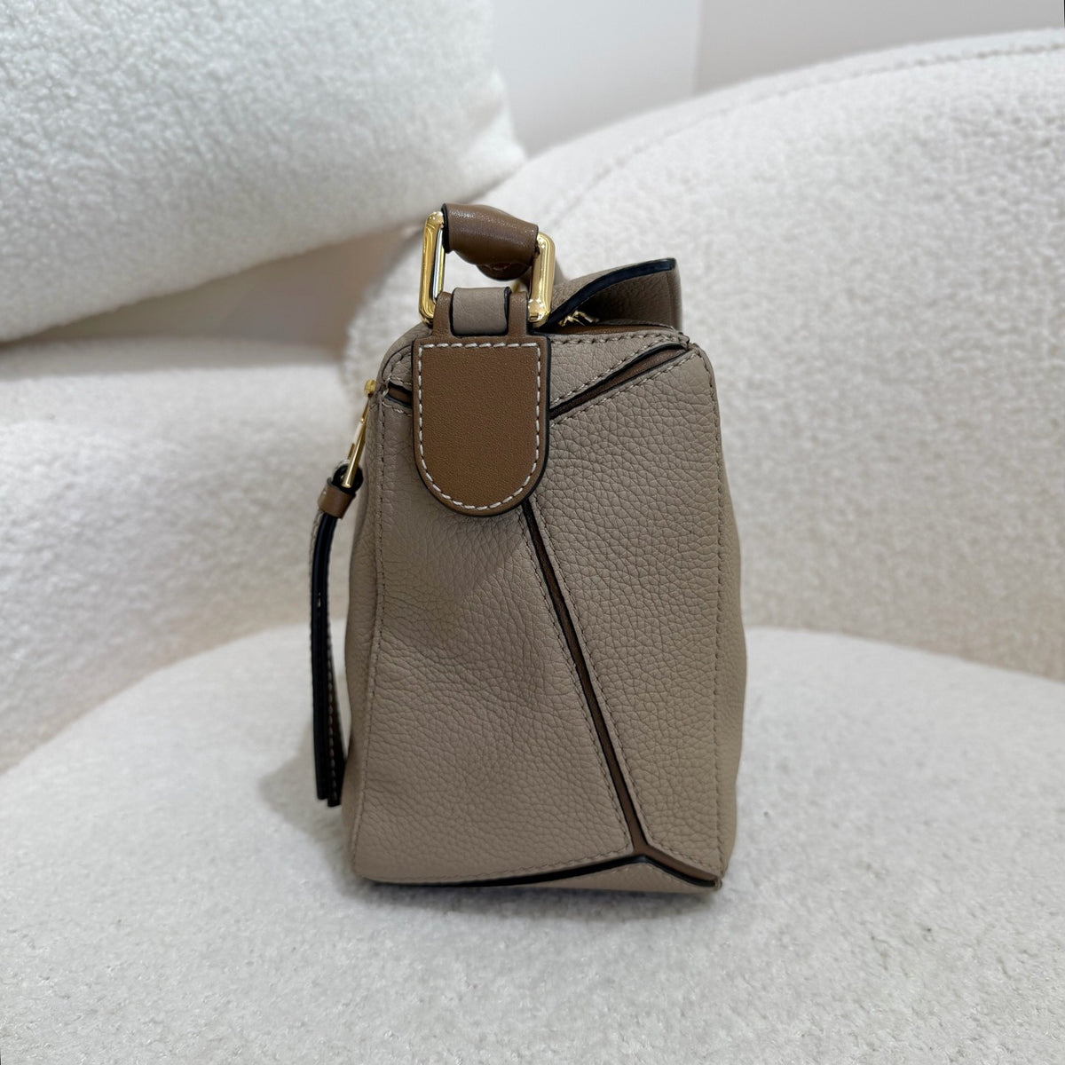 Loewe - Puzzle Edge - Leather - Grey - (small)
