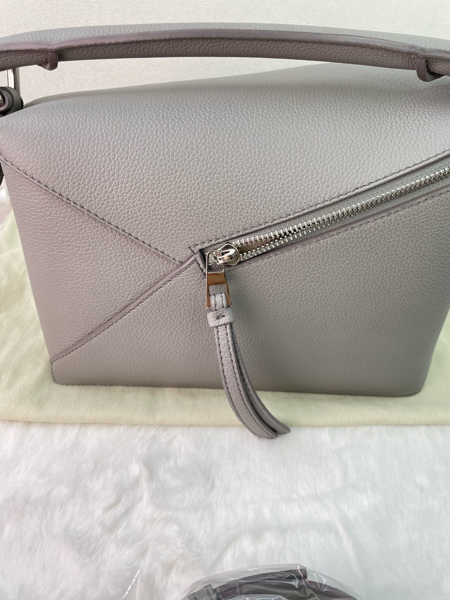 Loewe - Puzzle Edge - Leather - Grey - (small)