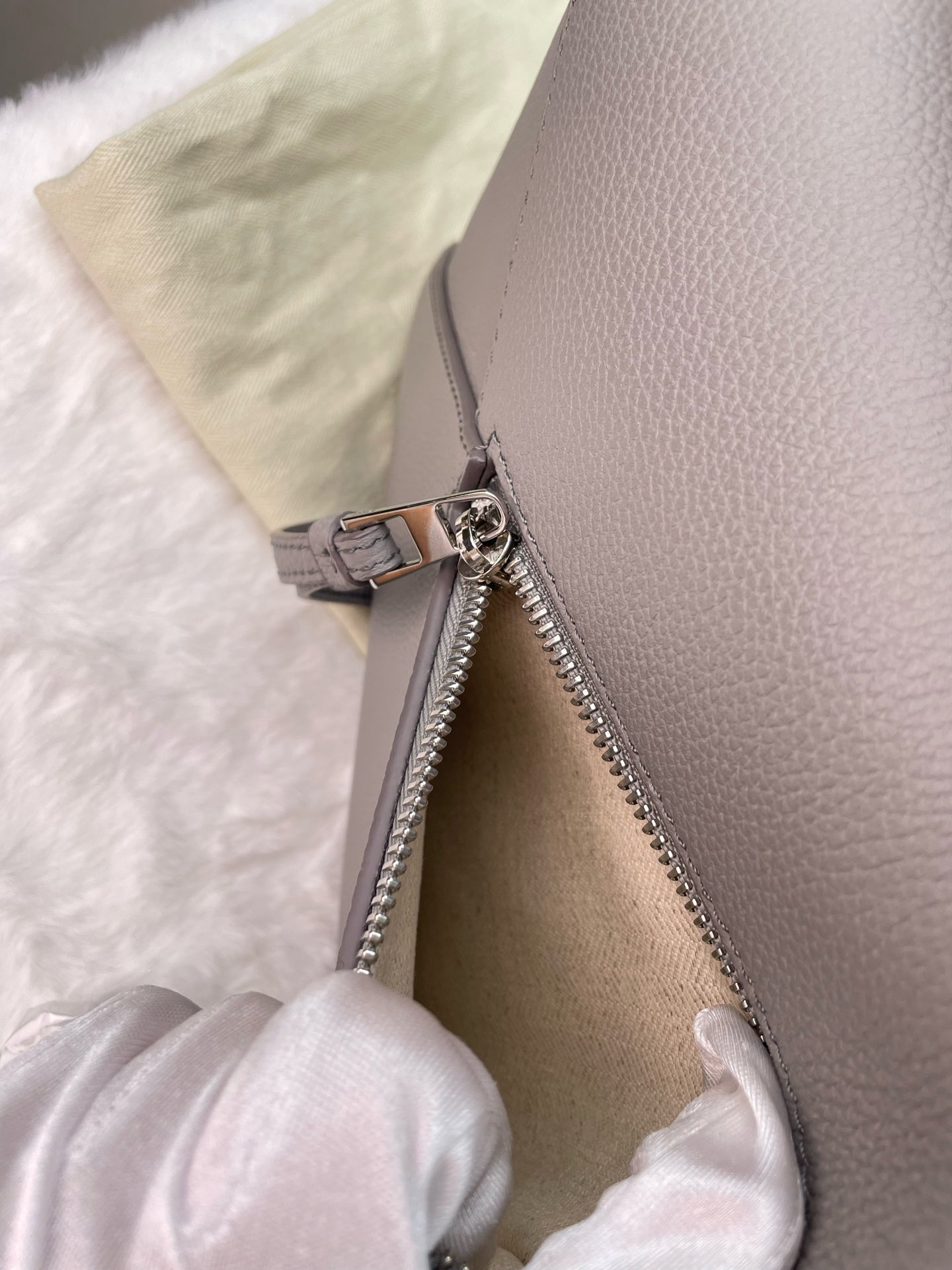 Loewe - Puzzle Edge - Leather - Grey - (small)