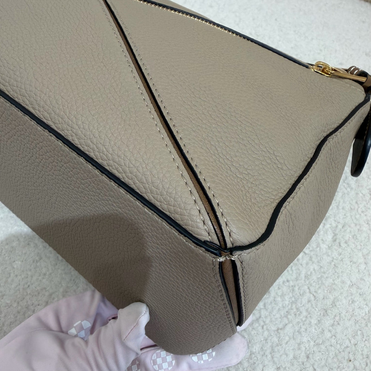 Loewe - Puzzle Edge - Leather - Grey - (small)