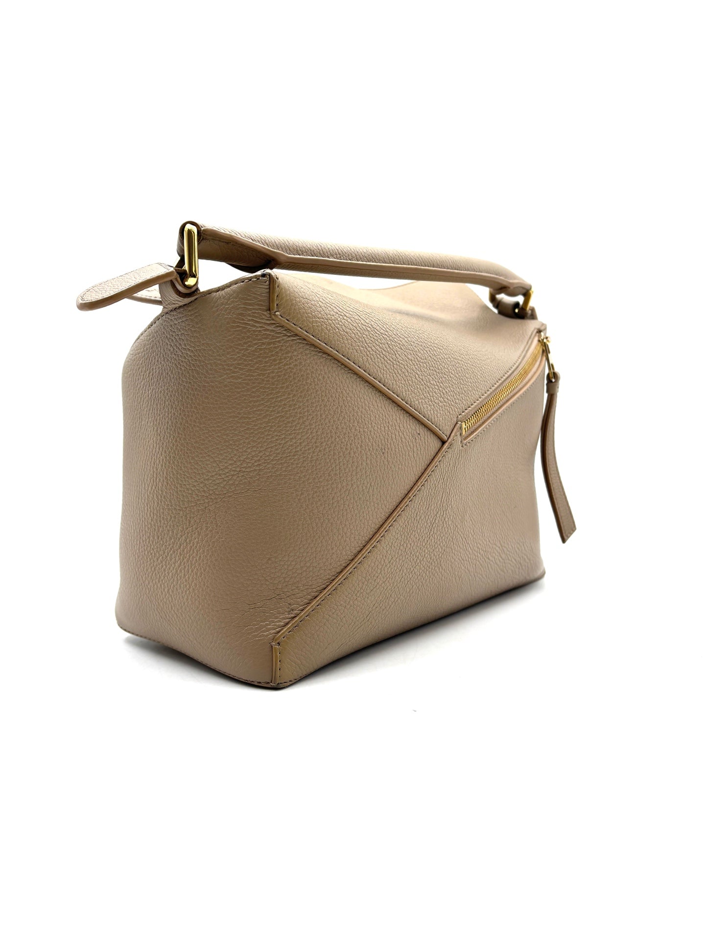 Loewe - Puzzle Edge - Soft grained calfskin leather - Sand - (Medium)