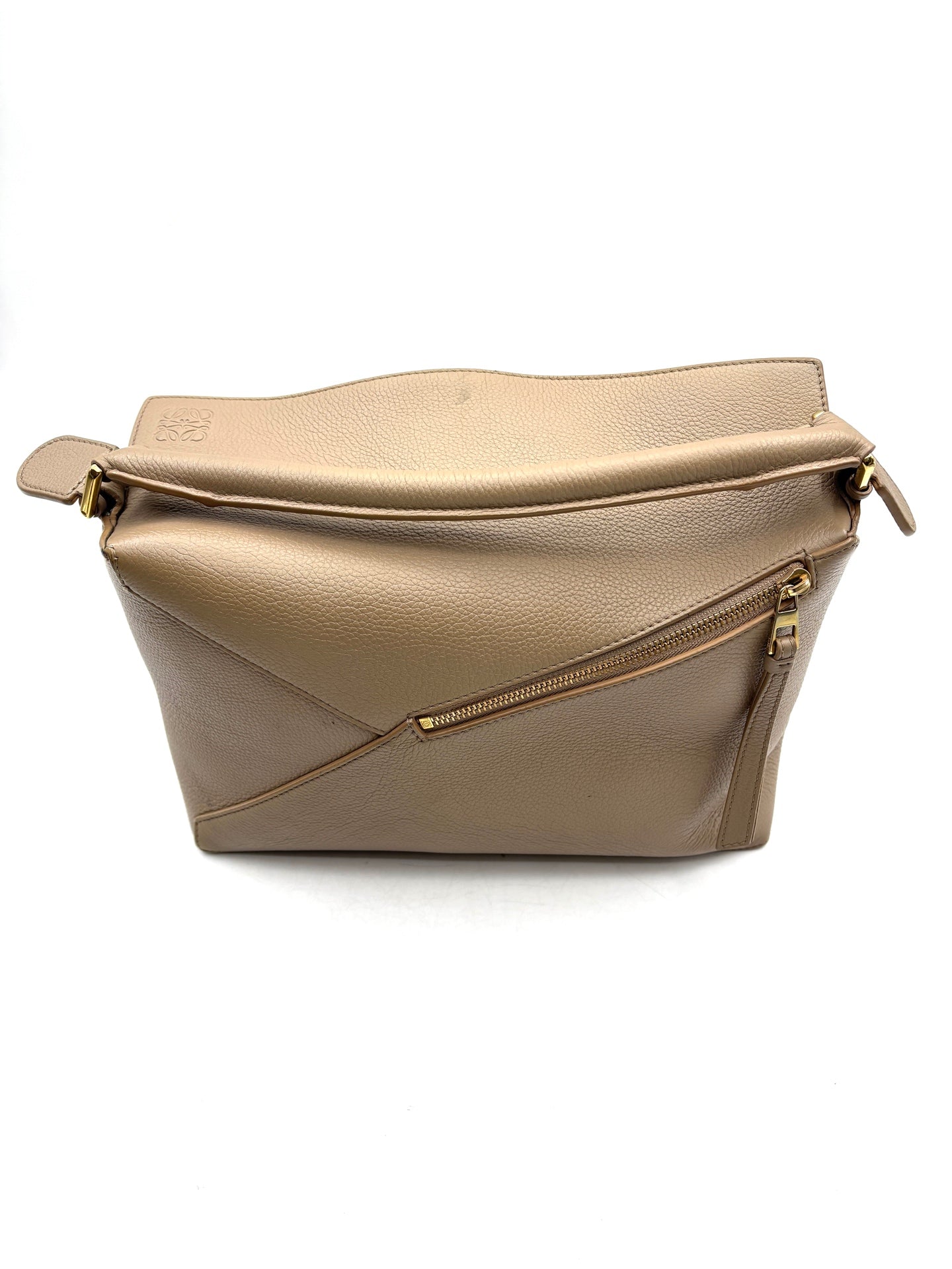 Loewe - Puzzle Edge - Soft grained calfskin leather - Sand - (Medium)