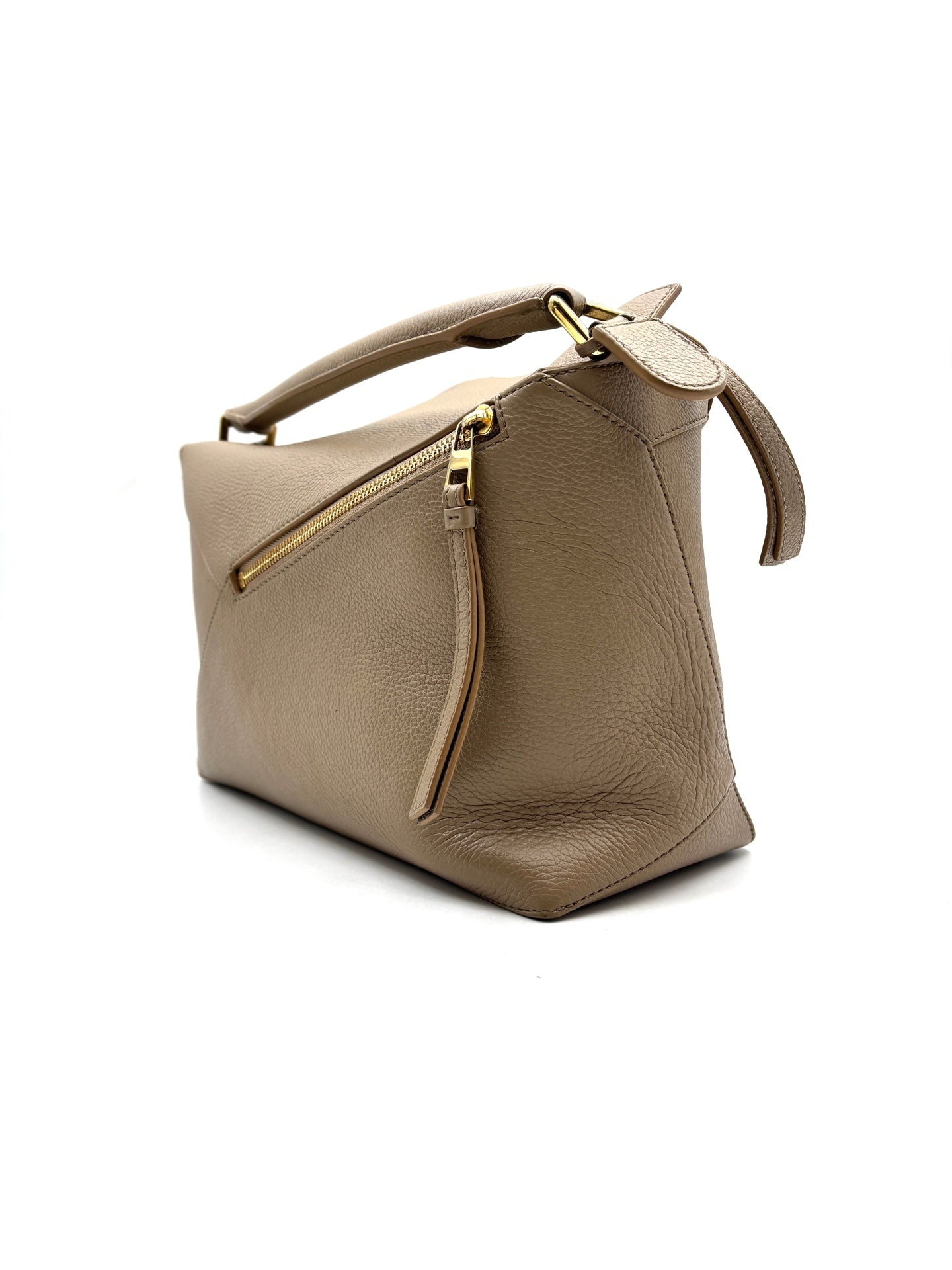 Loewe - Puzzle Edge - Soft grained calfskin leather - Sand - (Medium)