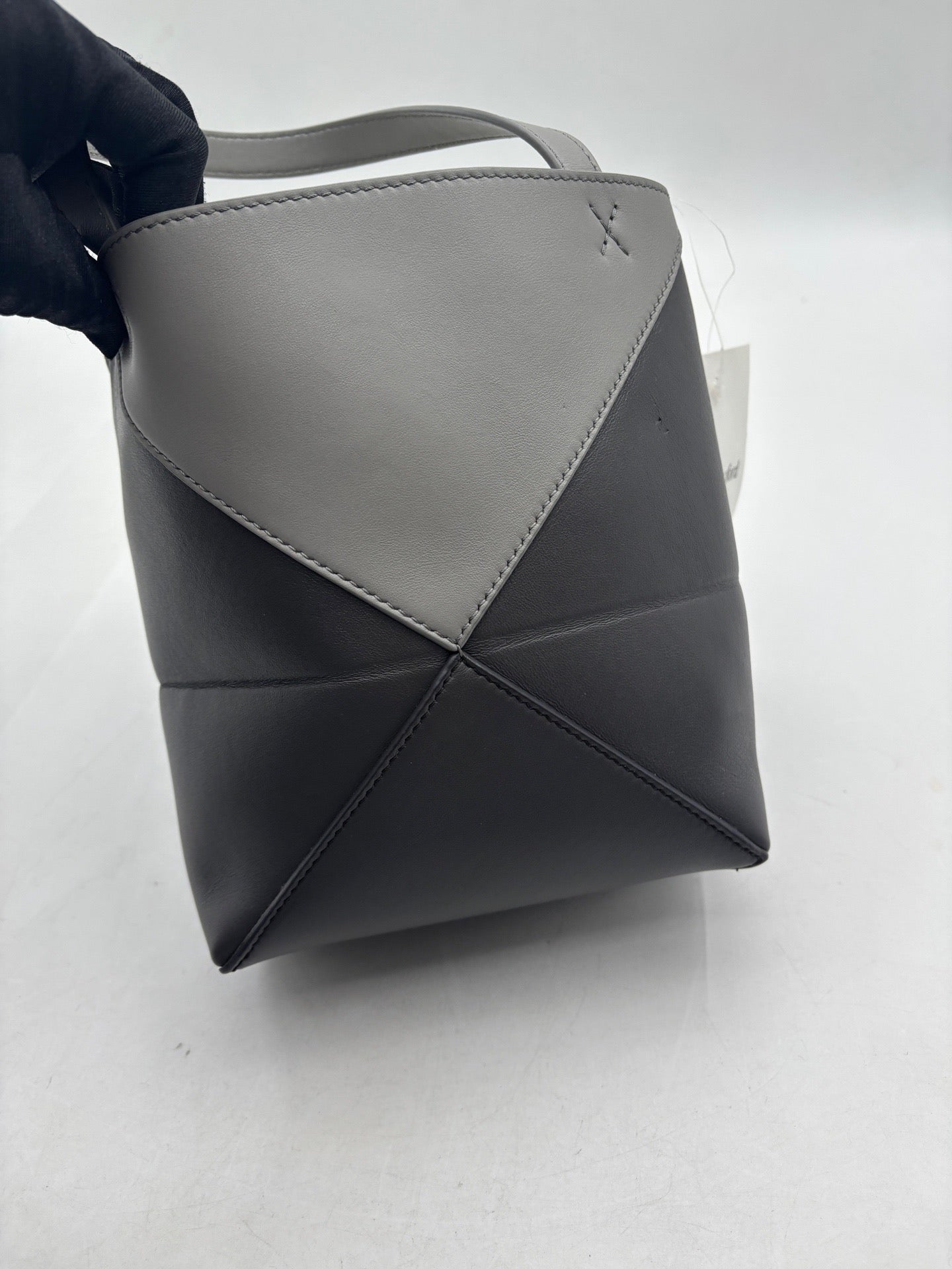 Loewe - Puzzle Fold - Leather - Grey - (small)