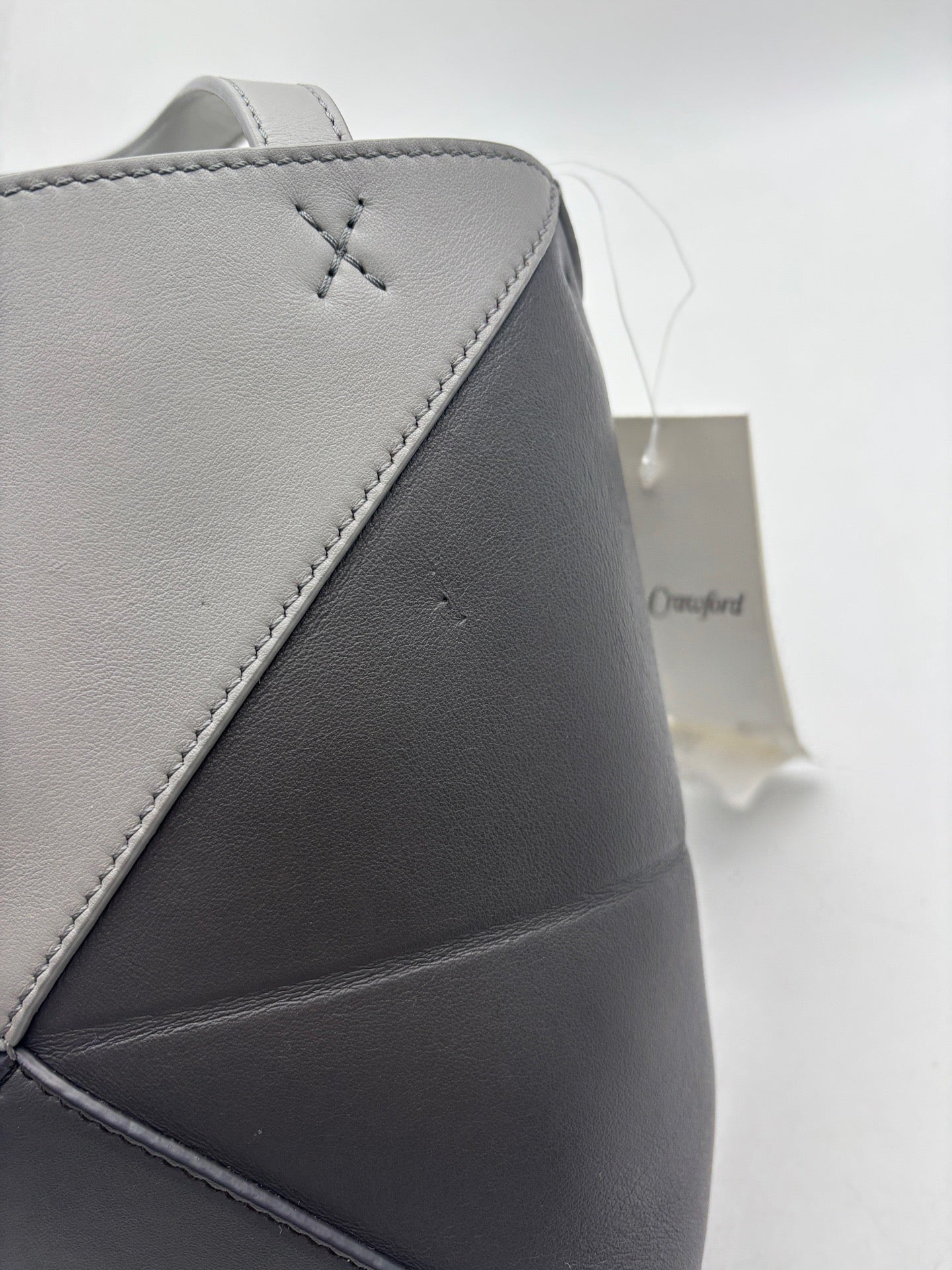 Loewe - Puzzle Fold - Leather - Grey - (small)