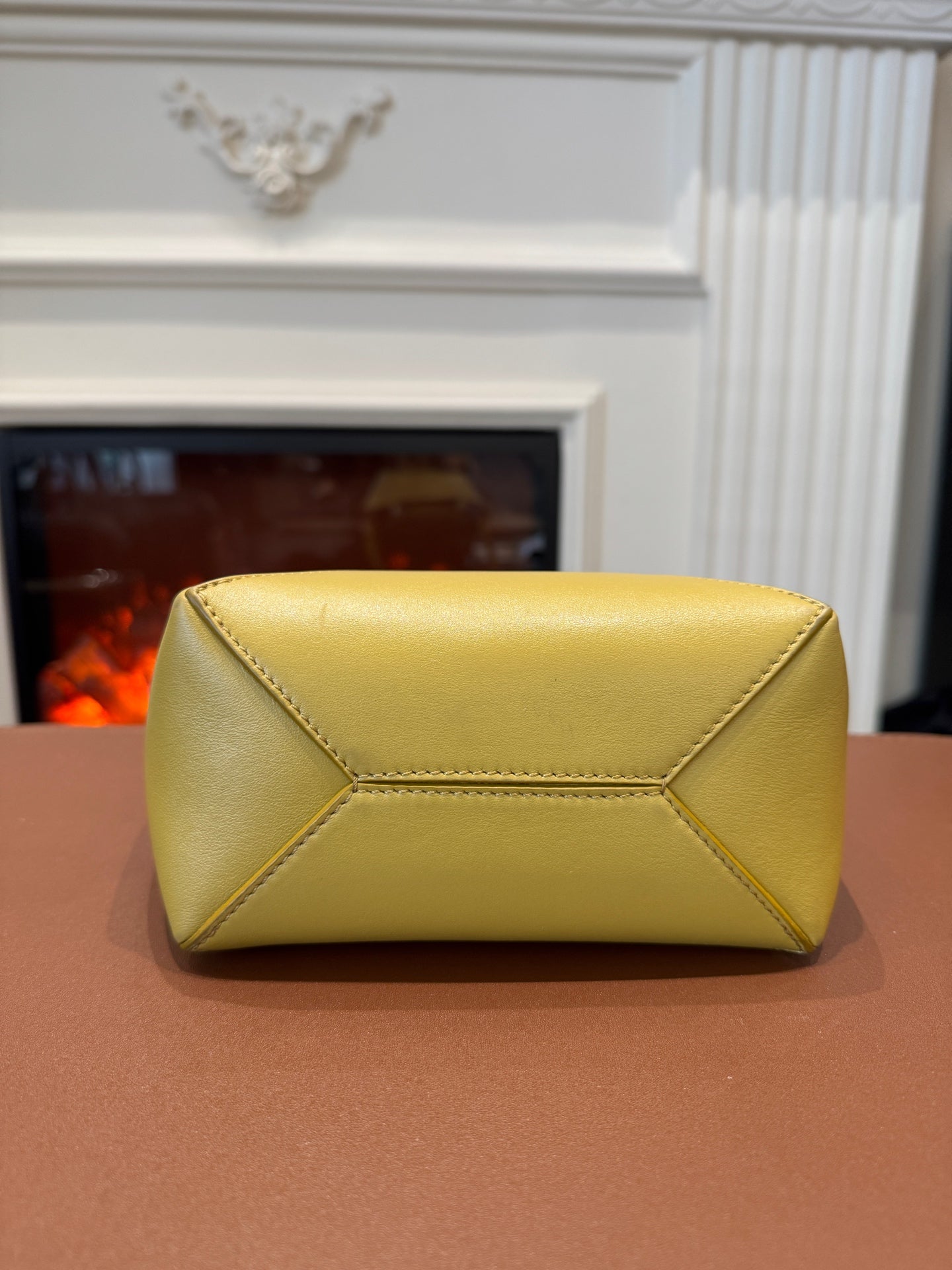 Loewe - Puzzle Fold mini - Leather - Yellow - (mini)