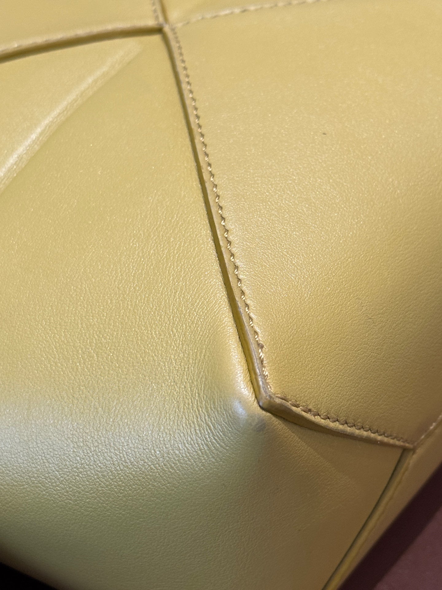 Loewe - Puzzle Fold mini - Leather - Yellow - (mini)