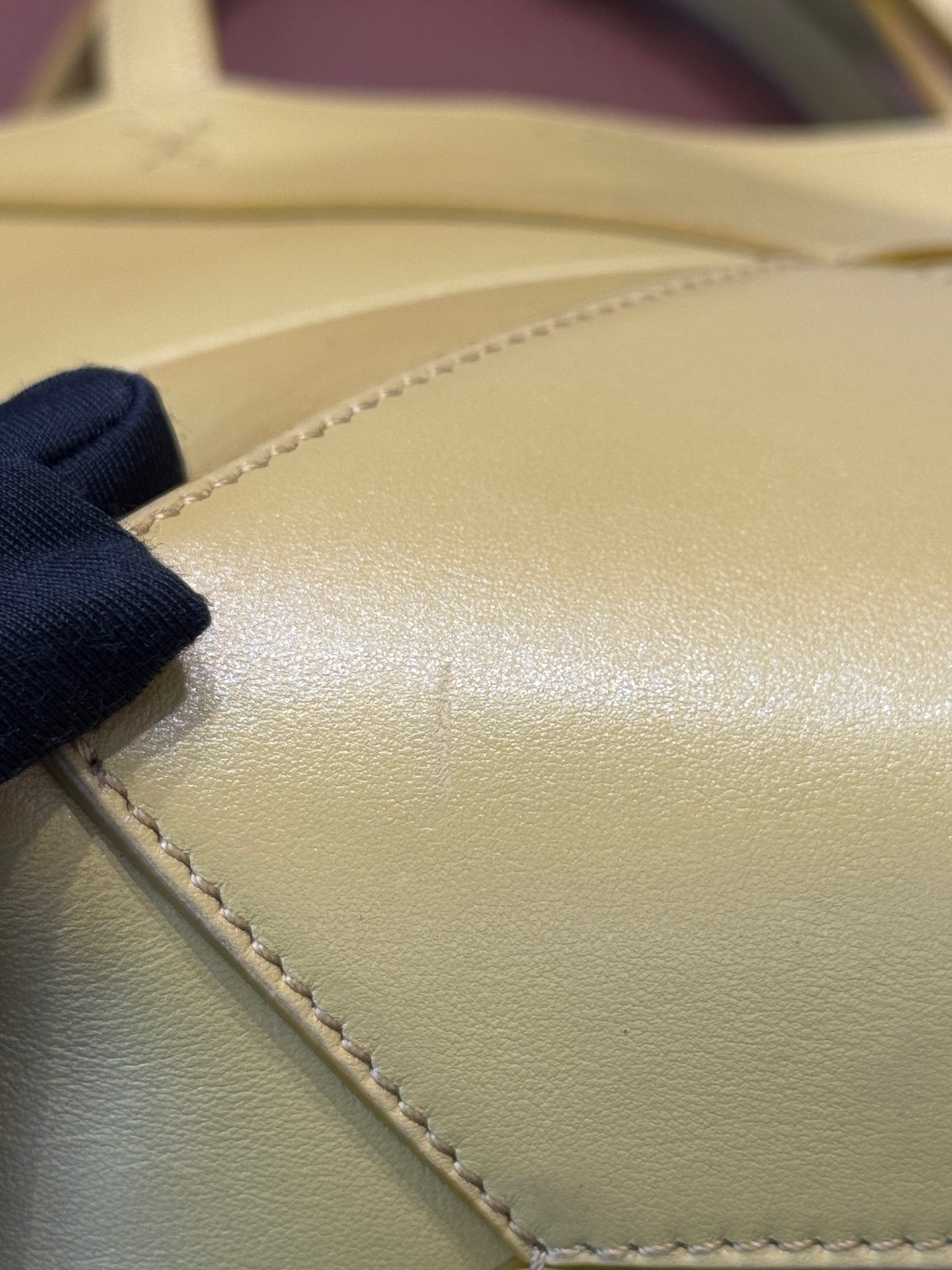 Loewe - Puzzle Fold mini - Leather - Yellow - (mini)