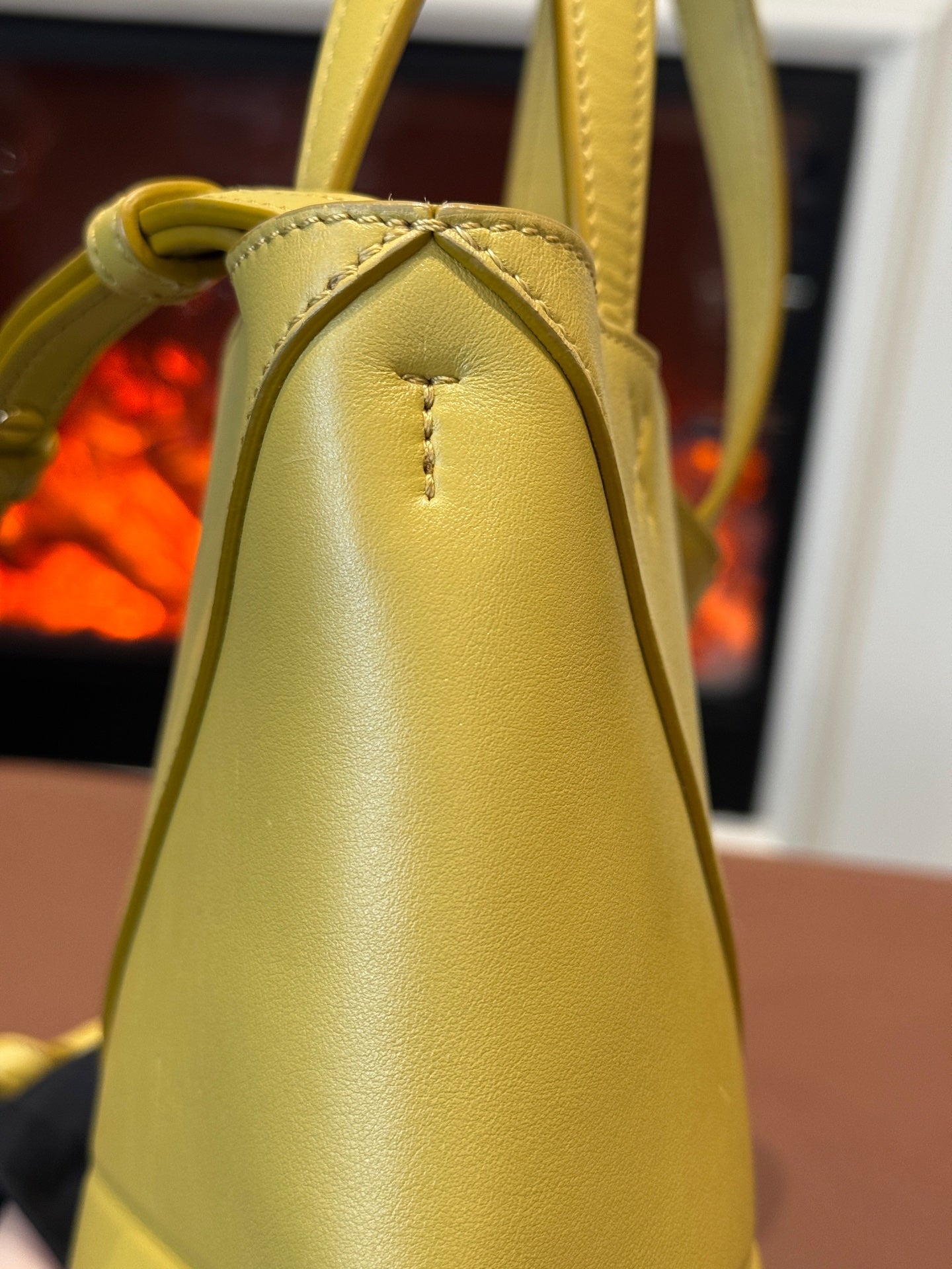 Loewe - Puzzle Fold mini - Leather - Yellow - (mini)