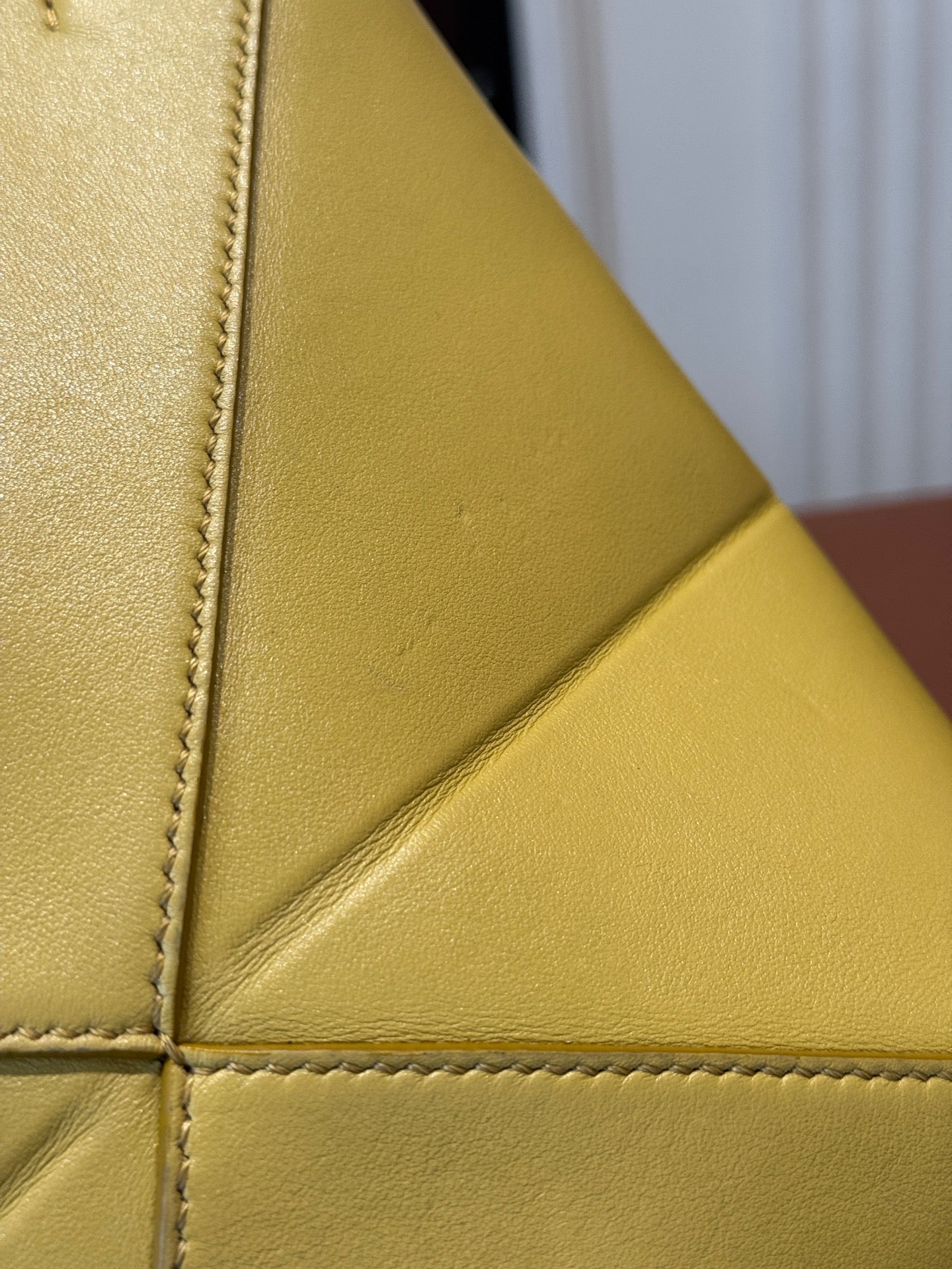 Loewe - Puzzle Fold mini - Leather - Yellow - (mini)