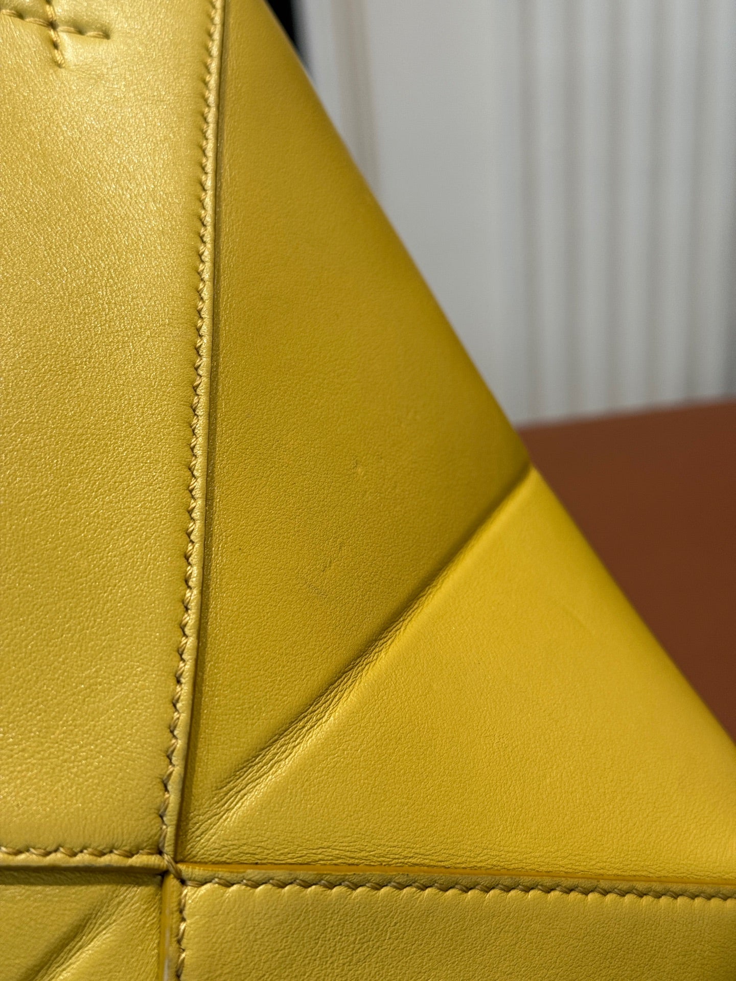 Loewe - Puzzle Fold mini - Leather - Yellow - (mini)