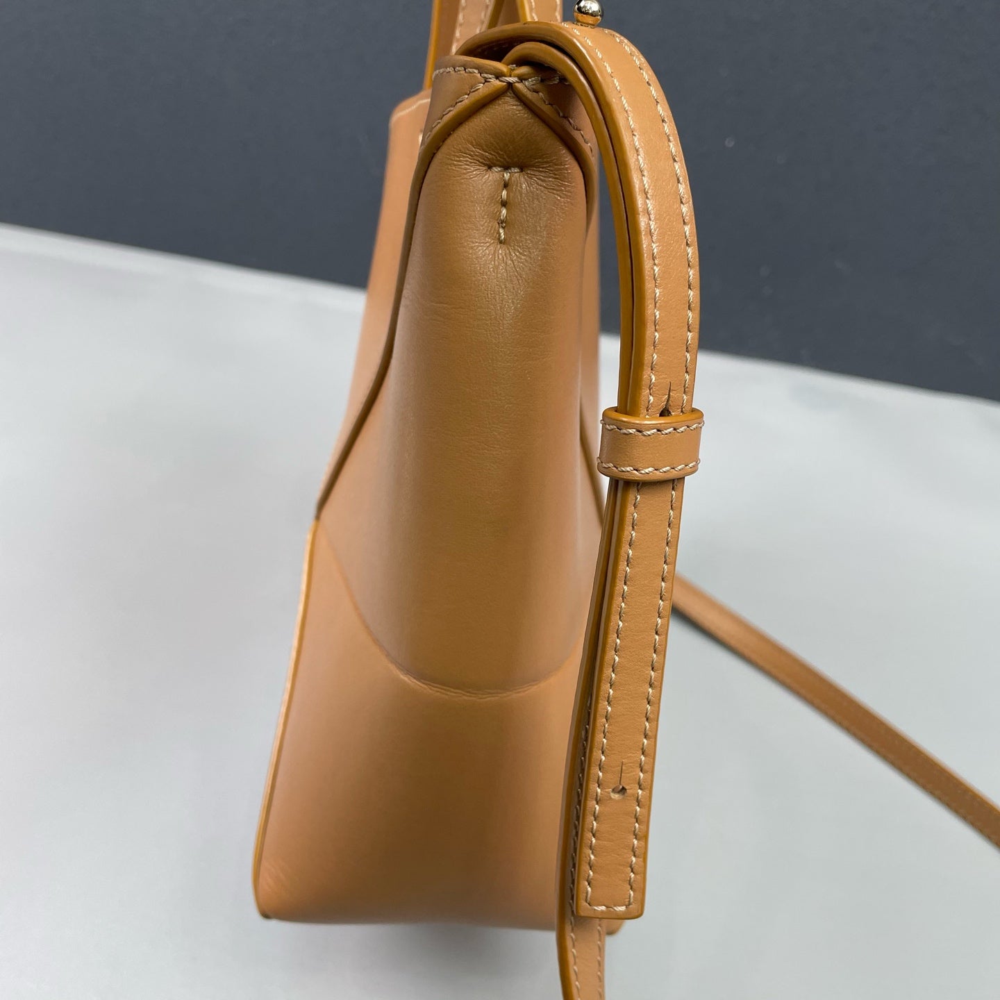 Loewe - Puzzle Fold Tote Bag - Calfskin leather - Toffee - (Small)