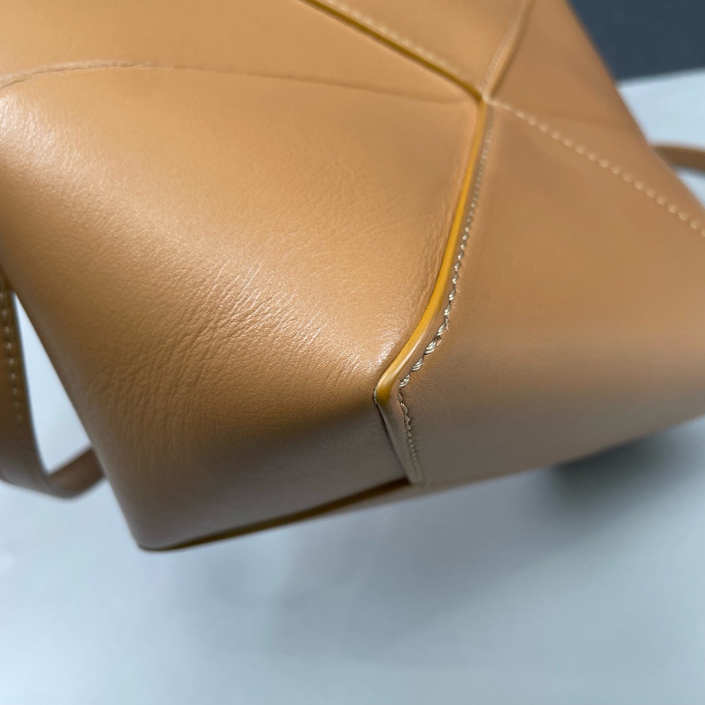 Loewe - Puzzle Fold Tote Bag - Calfskin leather - Toffee - (Small)