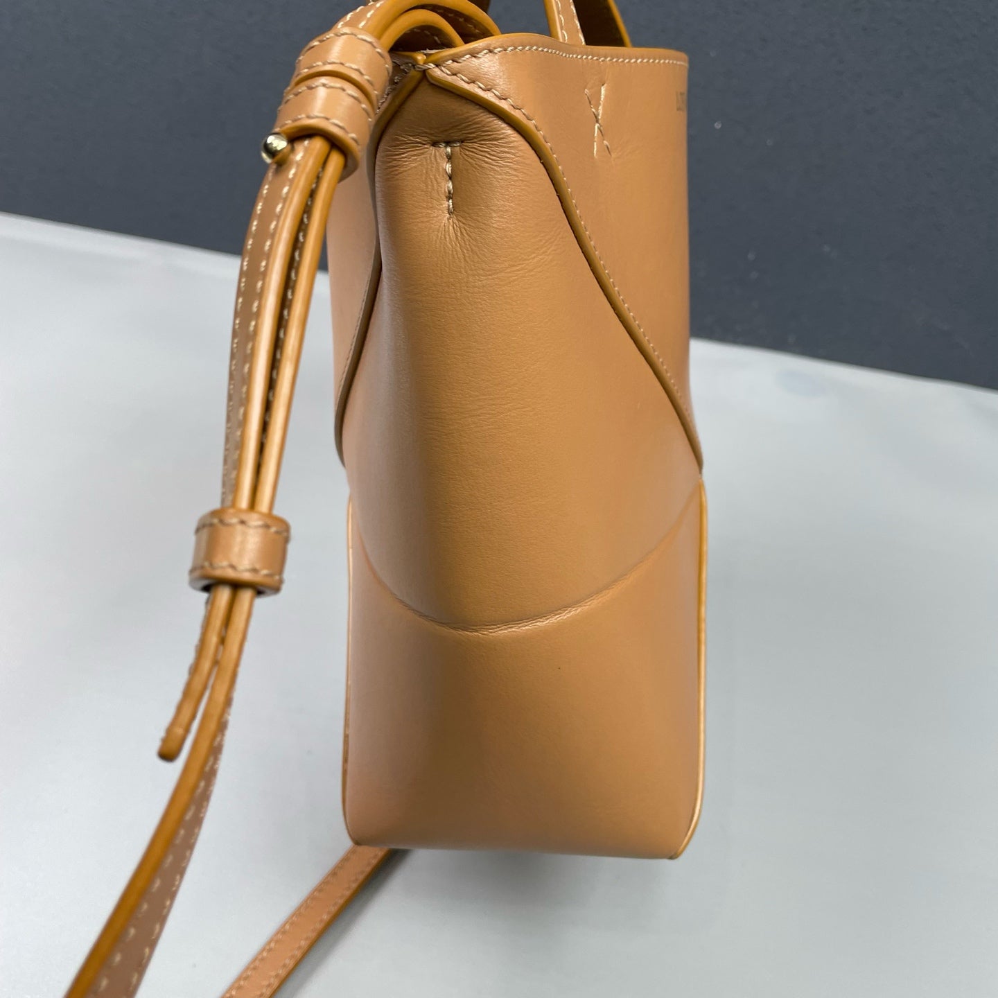 Loewe - Puzzle Fold Tote Bag - Calfskin leather - Toffee - (Small)