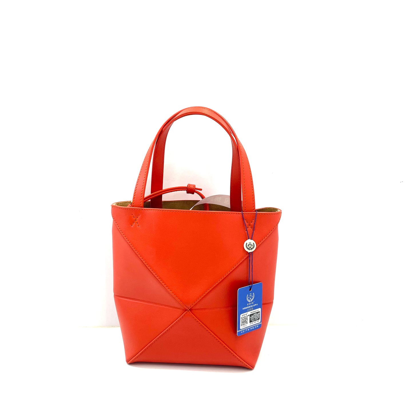 Loewe - Puzzle Fold Tote - Leather - Orange - (mini)