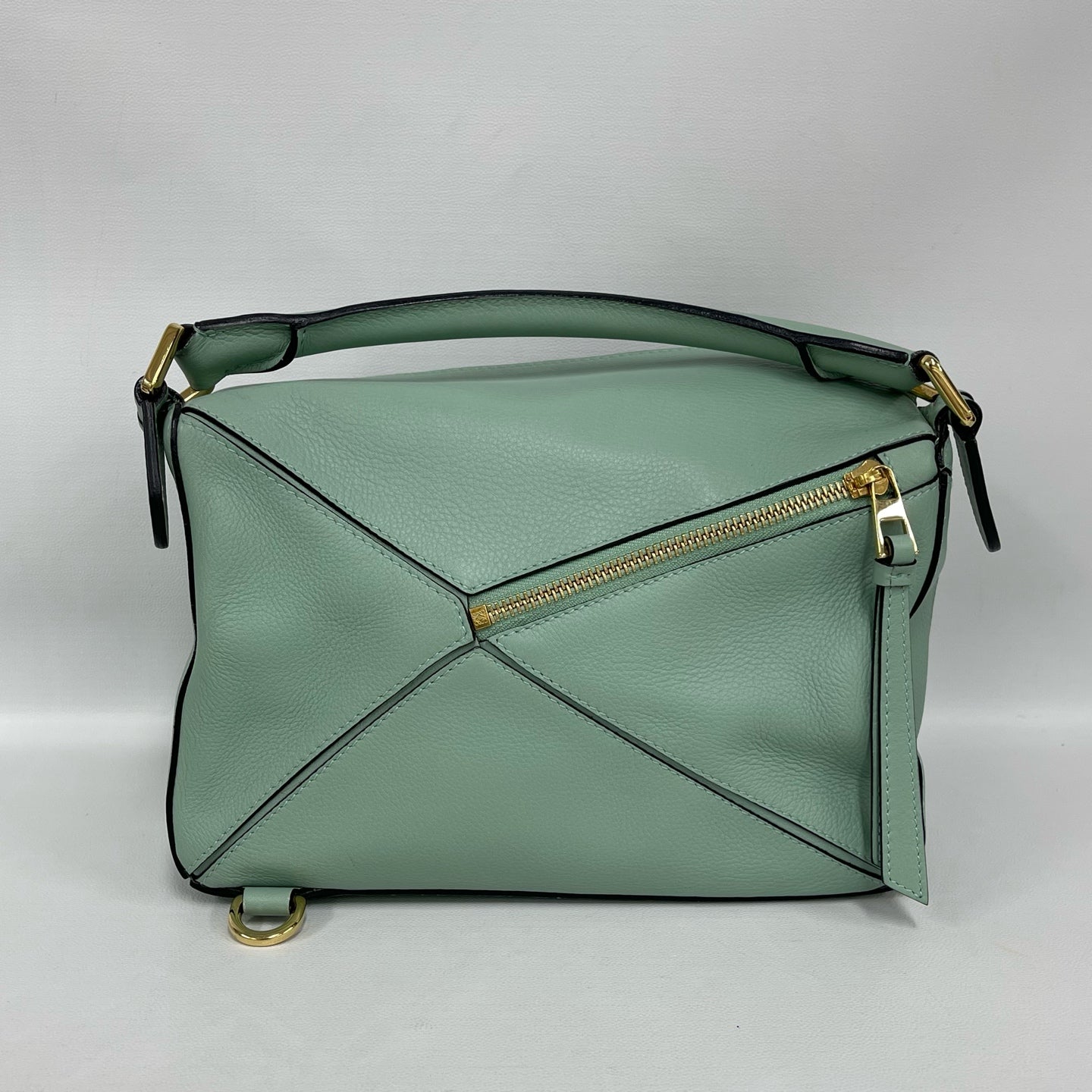 Loewe - Puzzle - Grained calfskin leather - Apple Green with Gold-Tone Hardware - (Small)