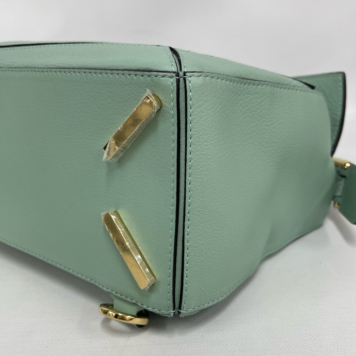 Loewe - Puzzle - Grained calfskin leather - Apple Green with Gold-Tone Hardware - (Small)