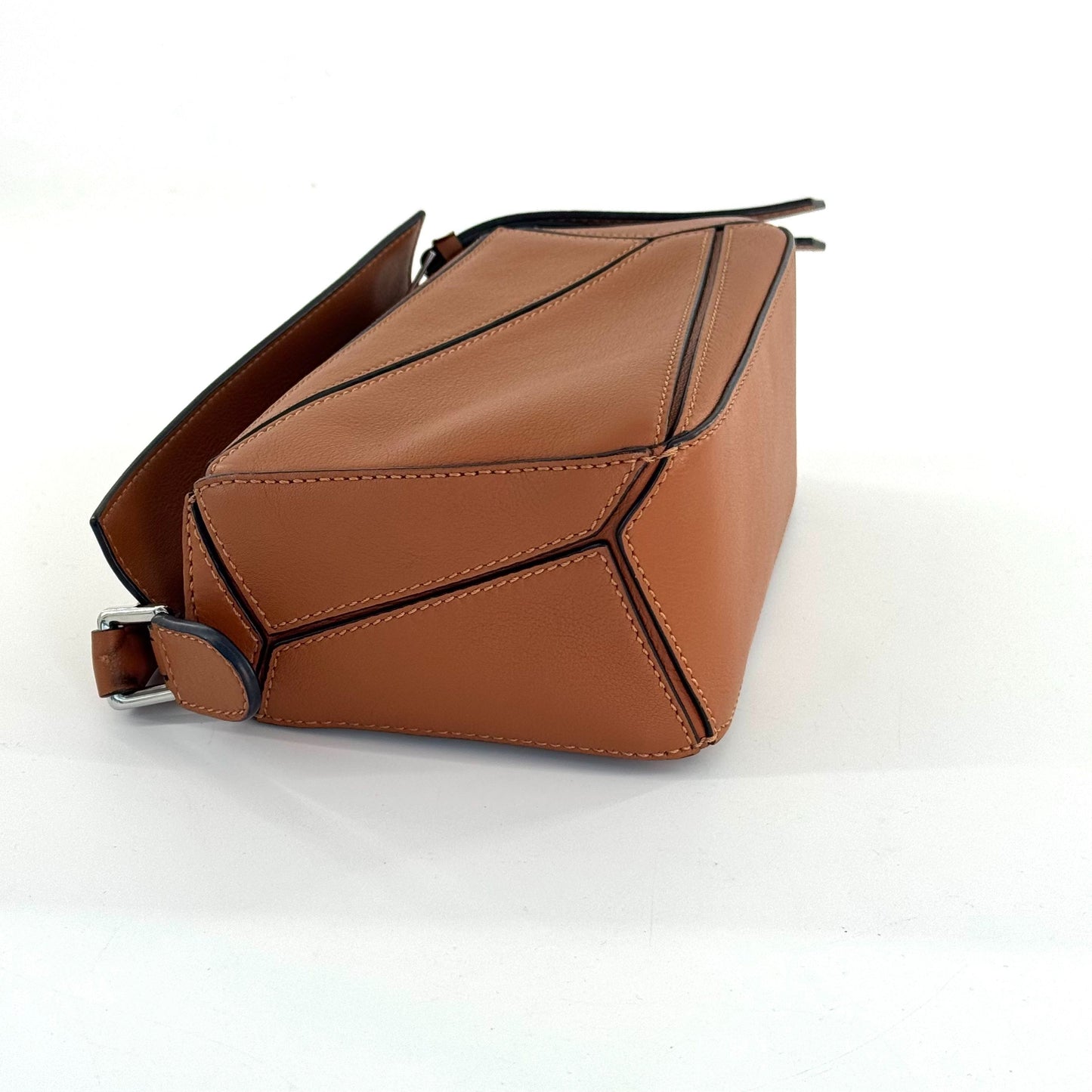Loewe - Puzzle - Grained calfskin leather - Brown - (mini)