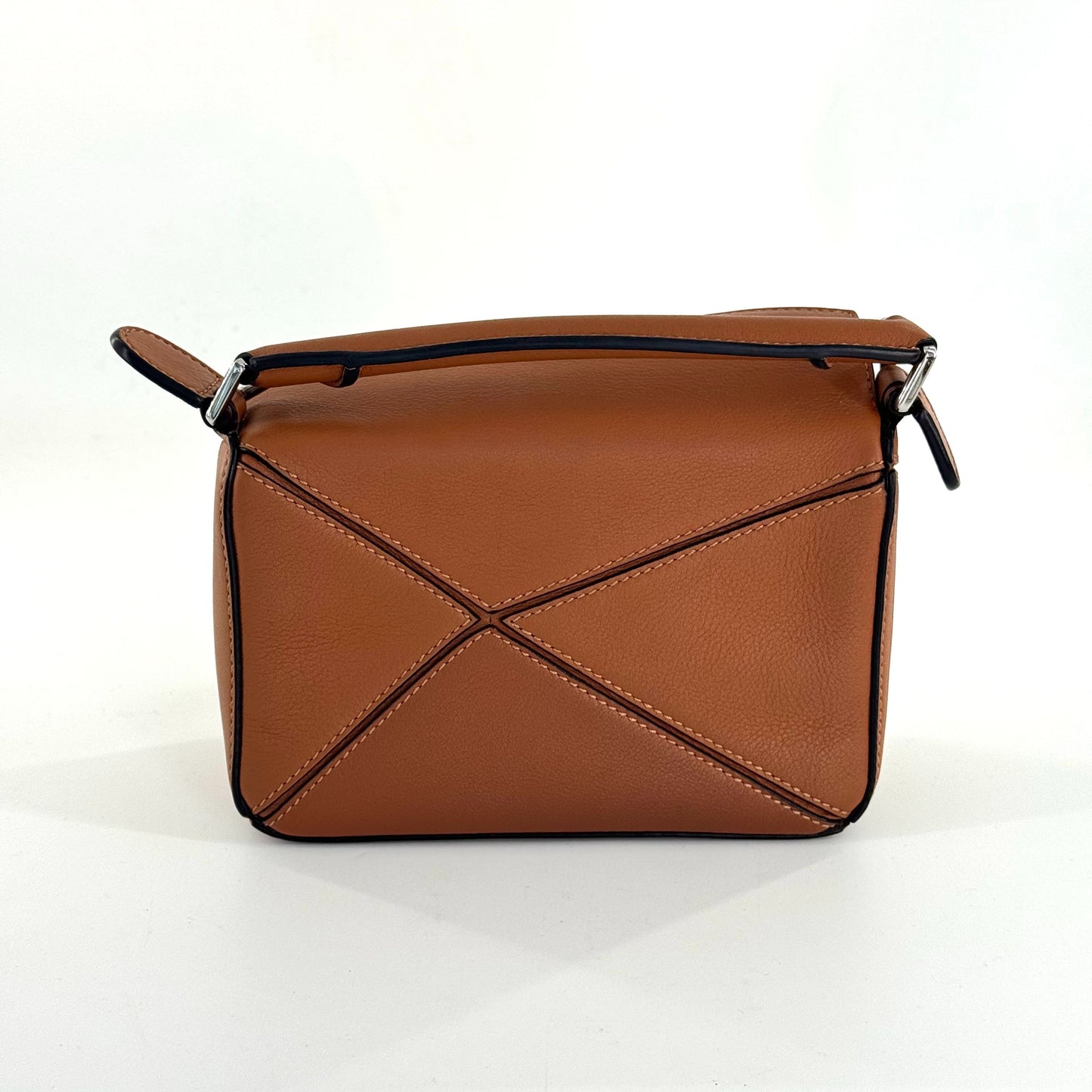 Loewe - Puzzle - Grained calfskin leather - Brown - (mini)