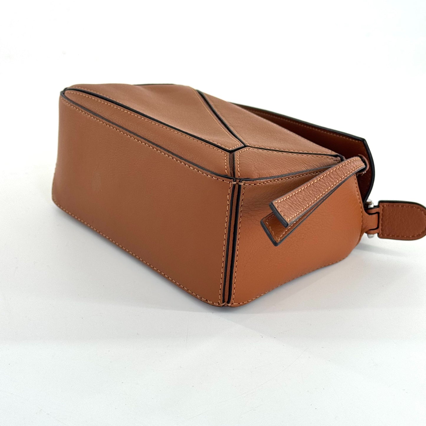 Loewe - Puzzle - Grained calfskin leather - Brown - (mini)