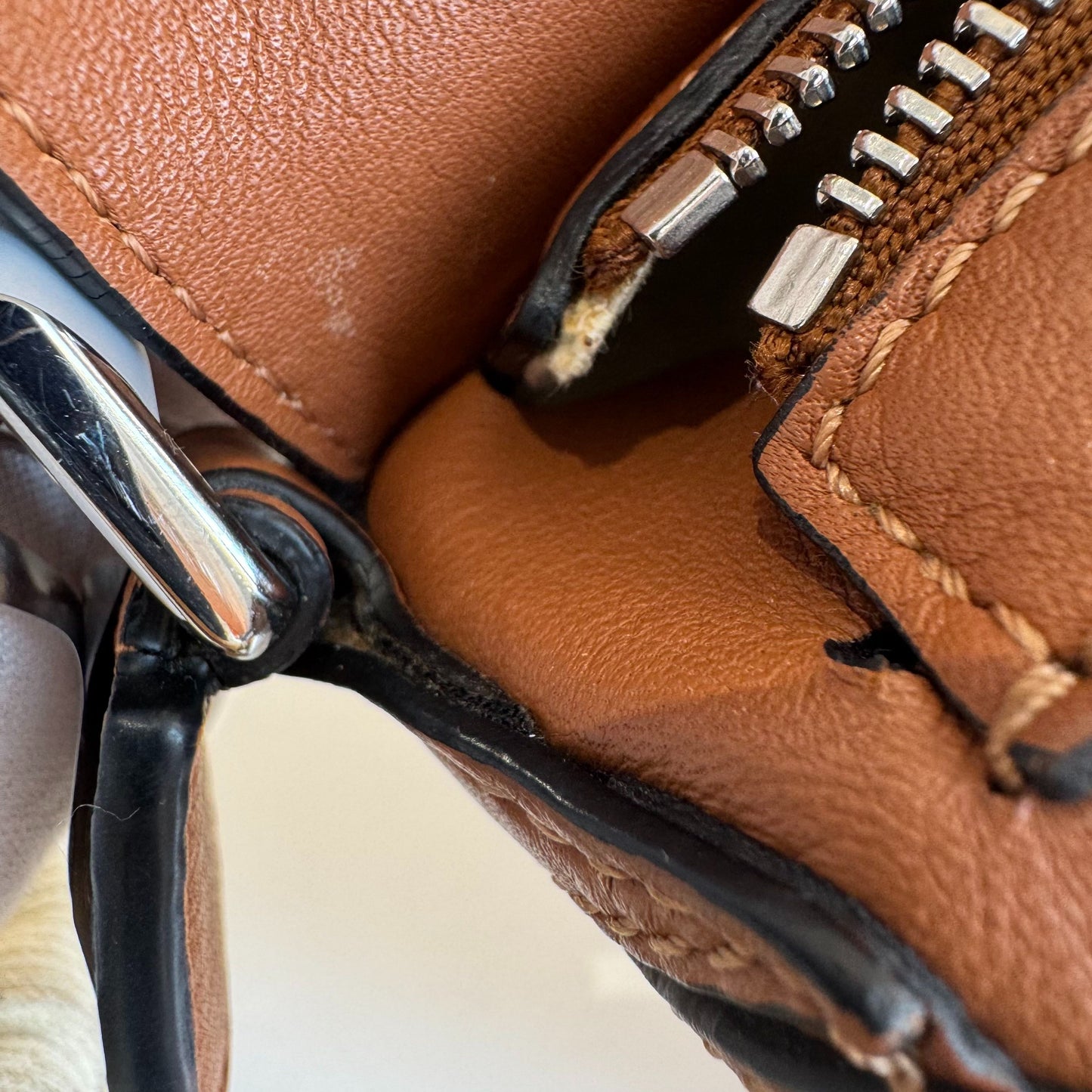 Loewe - Puzzle - Grained calfskin leather - Brown - (mini)