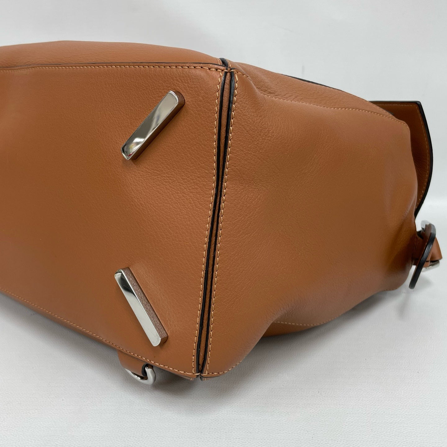Loewe - Puzzle - Grained calfskin leather - Caramel with Silver-Tone Hardware - (large)