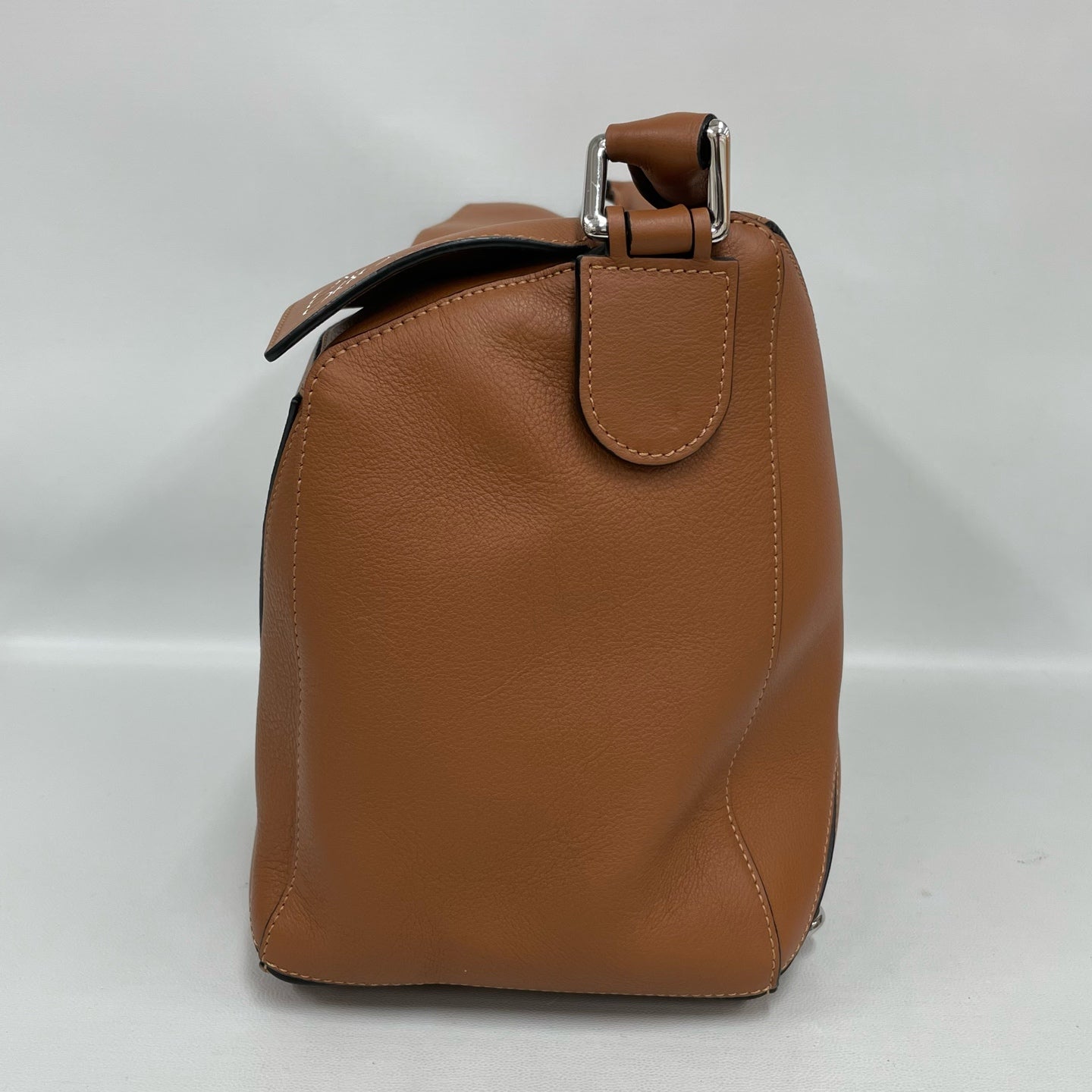 Loewe - Puzzle - Grained calfskin leather - Caramel with Silver-Tone Hardware - (large)