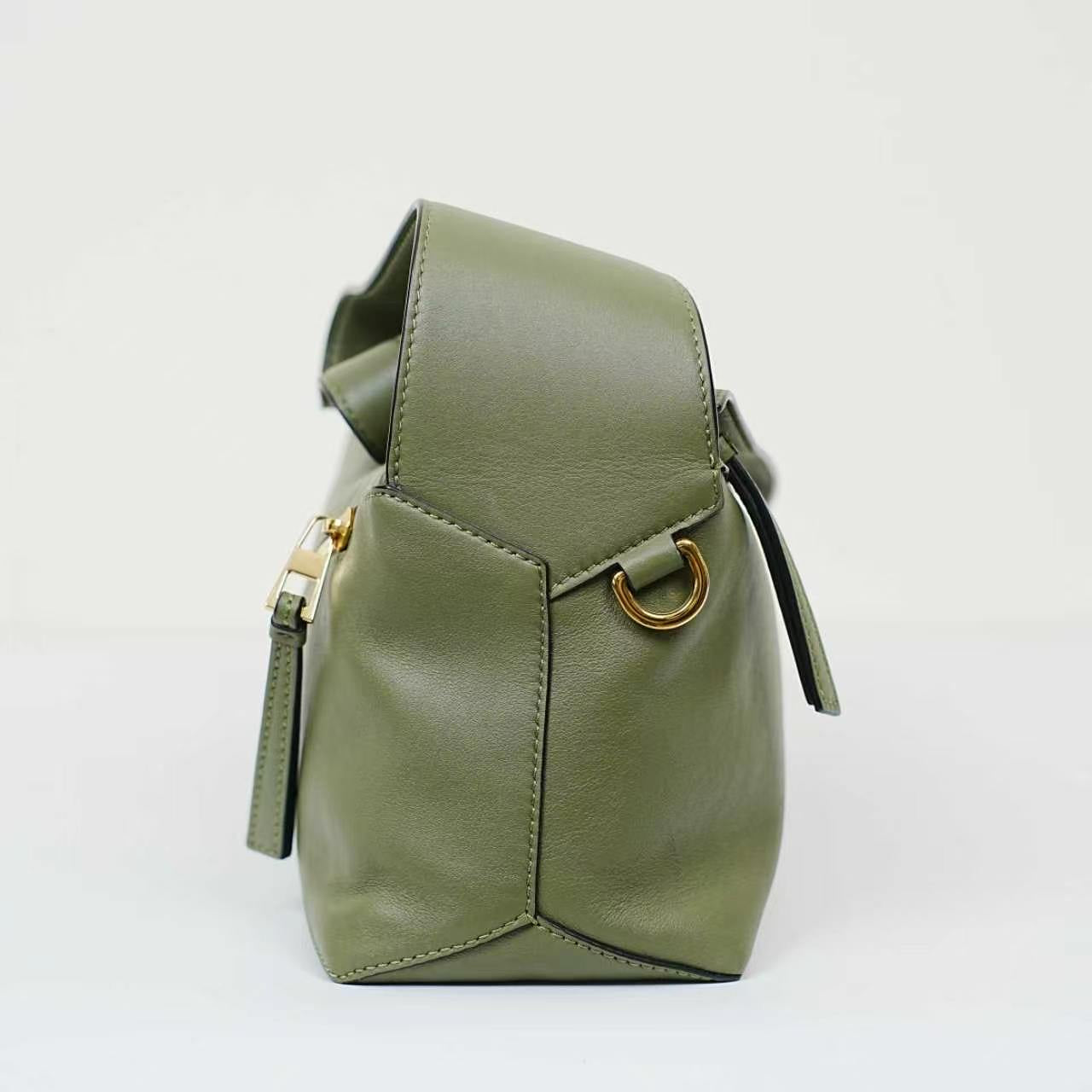 LOEWE - Puzzle Hobo - Leather - Green - (medium)