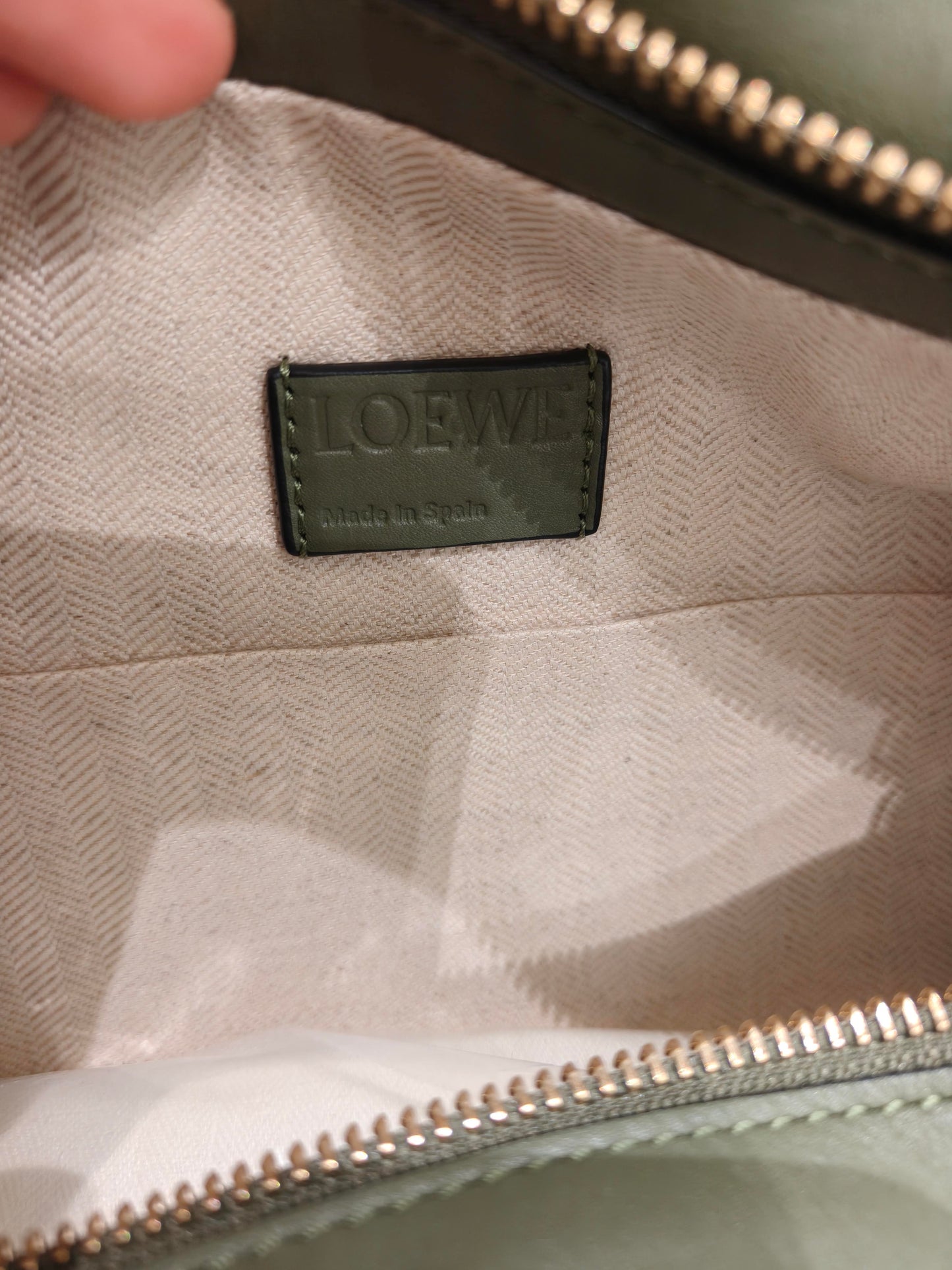 LOEWE - Puzzle Hobo - Leather - Green - (medium)