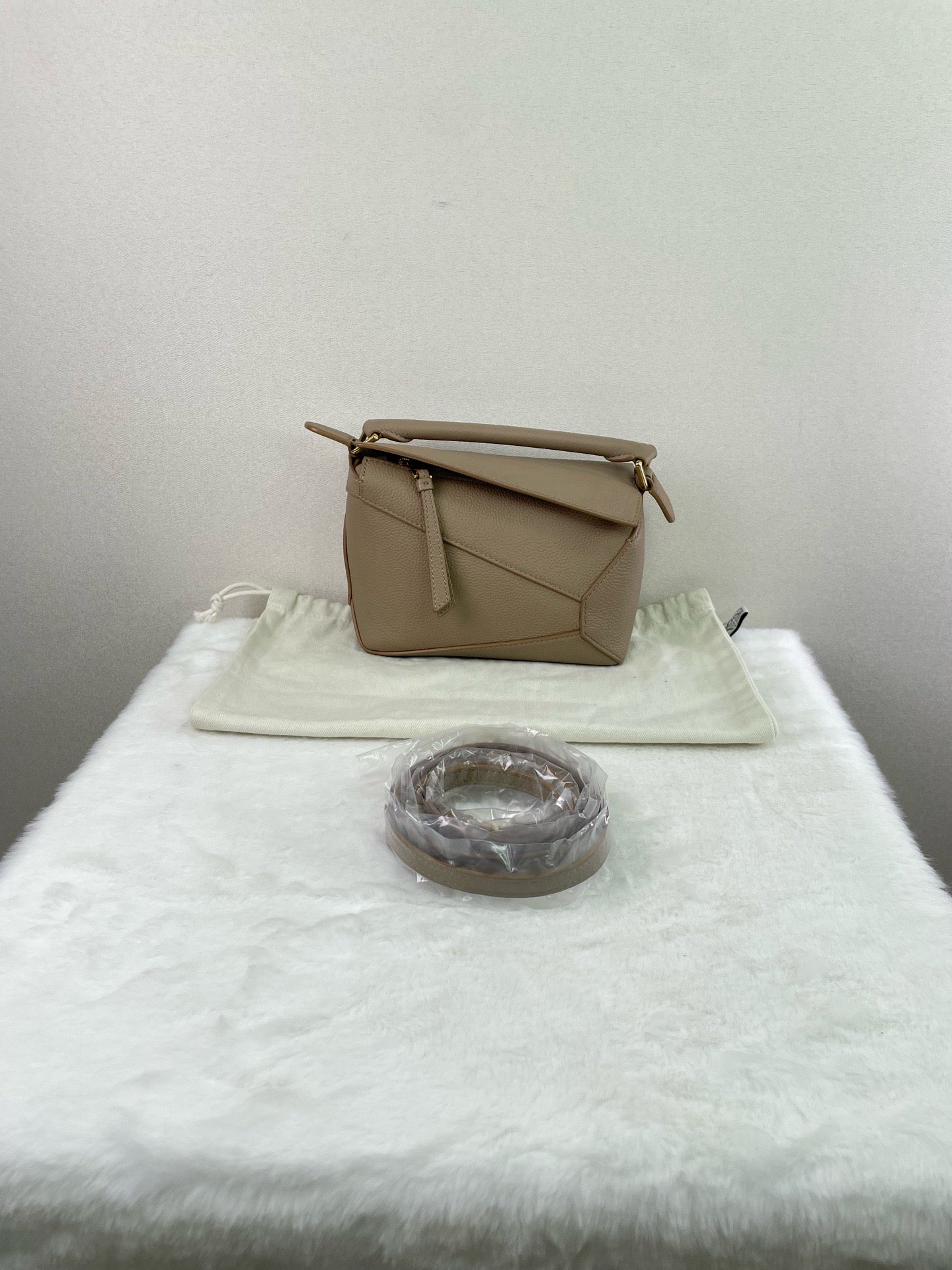 Loewe - Puzzle - Leather - Beige - (mini)