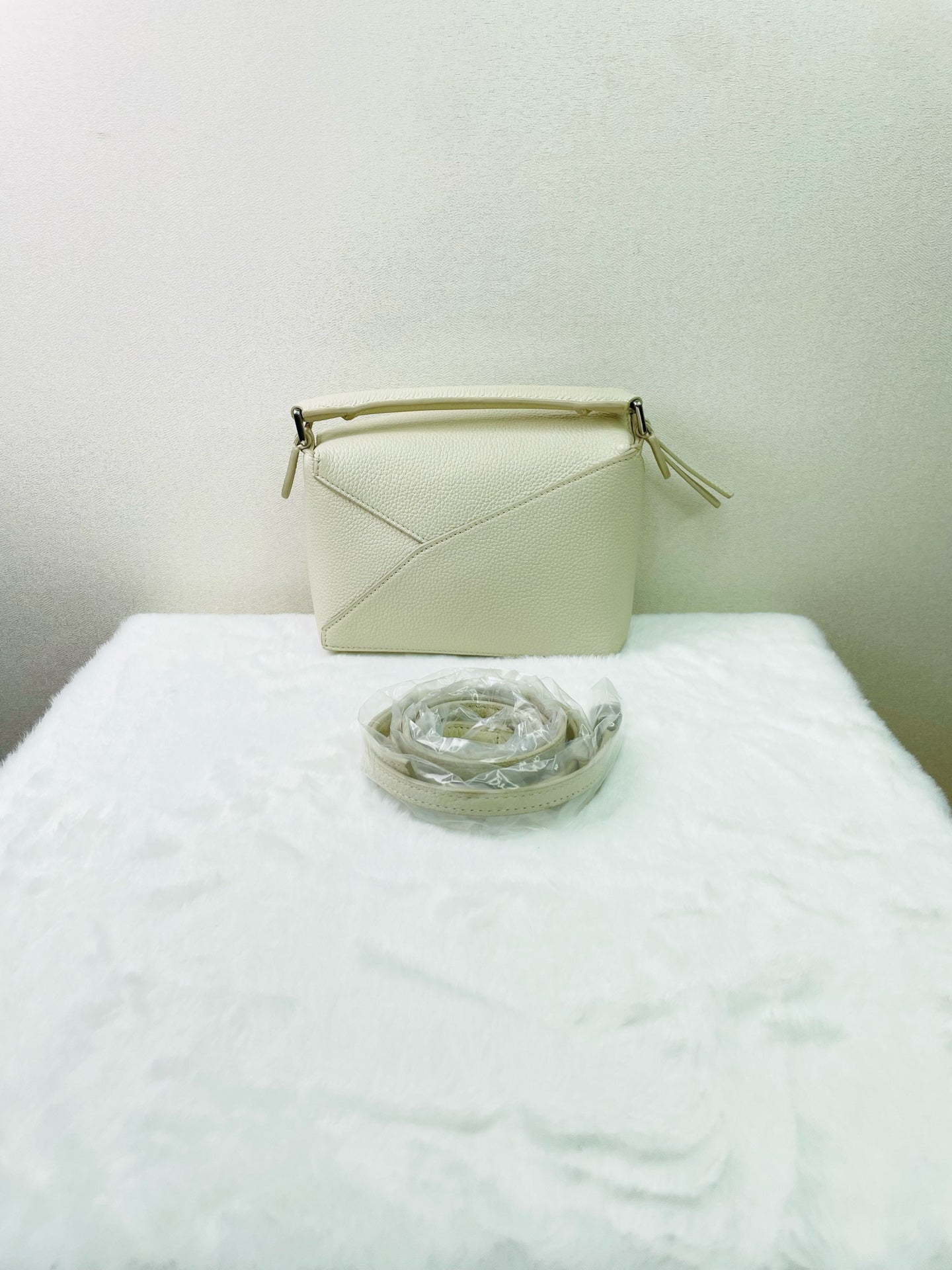Loewe - Puzzle - Leather - Beige - (mini)