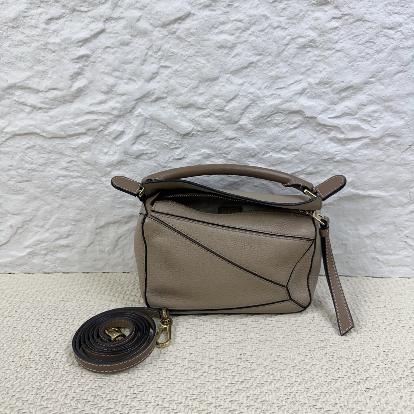 Loewe - Puzzle - Leather - Beige - (mini)