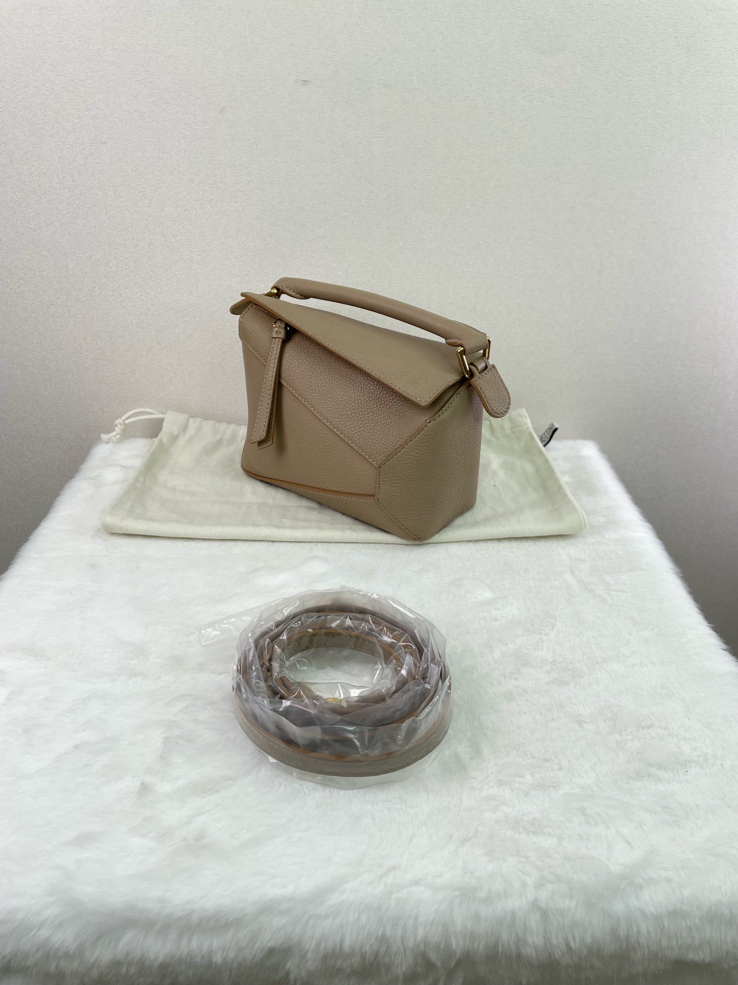 Loewe - Puzzle - Leather - Beige - (mini)