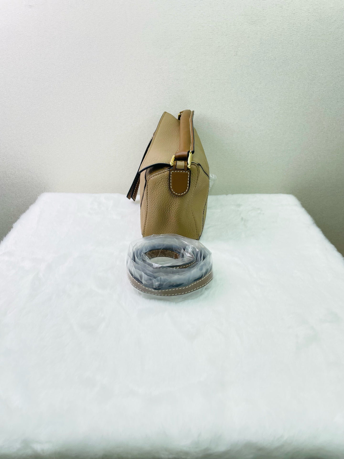 Loewe - Puzzle - Leather - Beige - (mini)