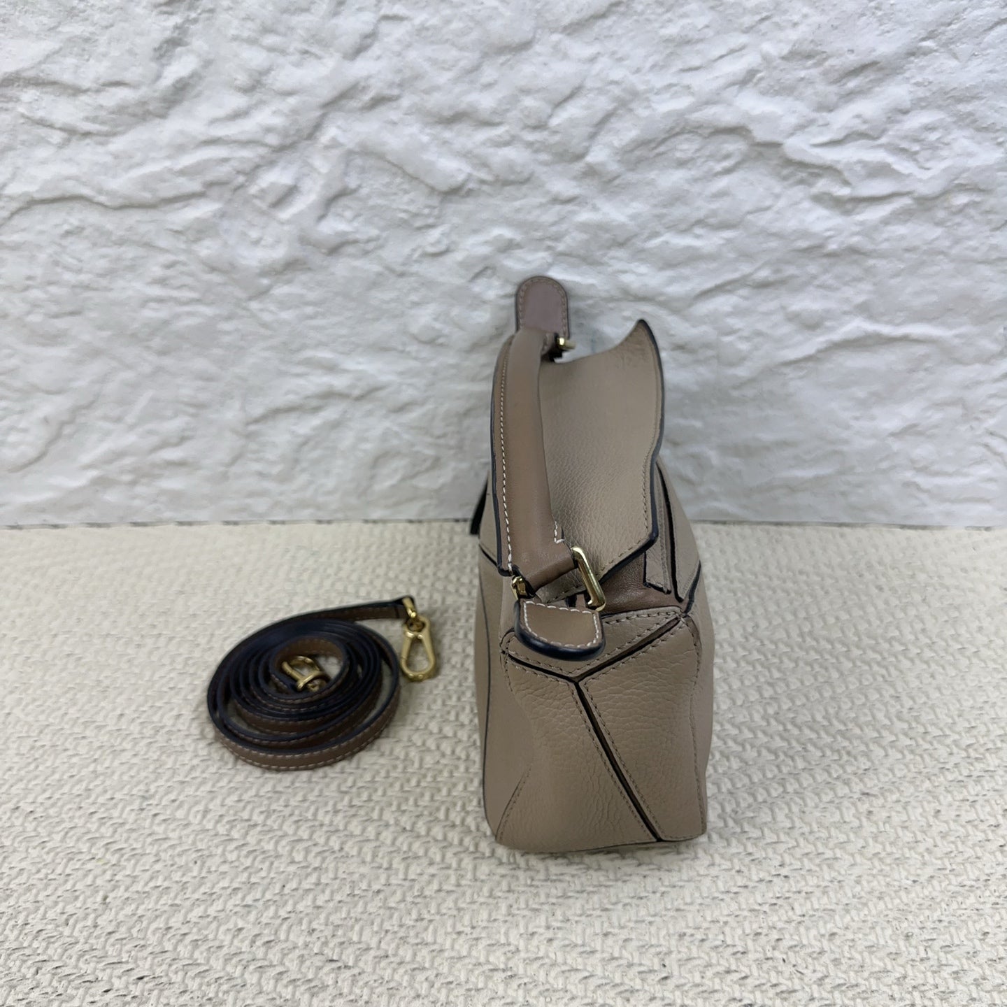 Loewe - Puzzle - Leather - Beige - (mini)
