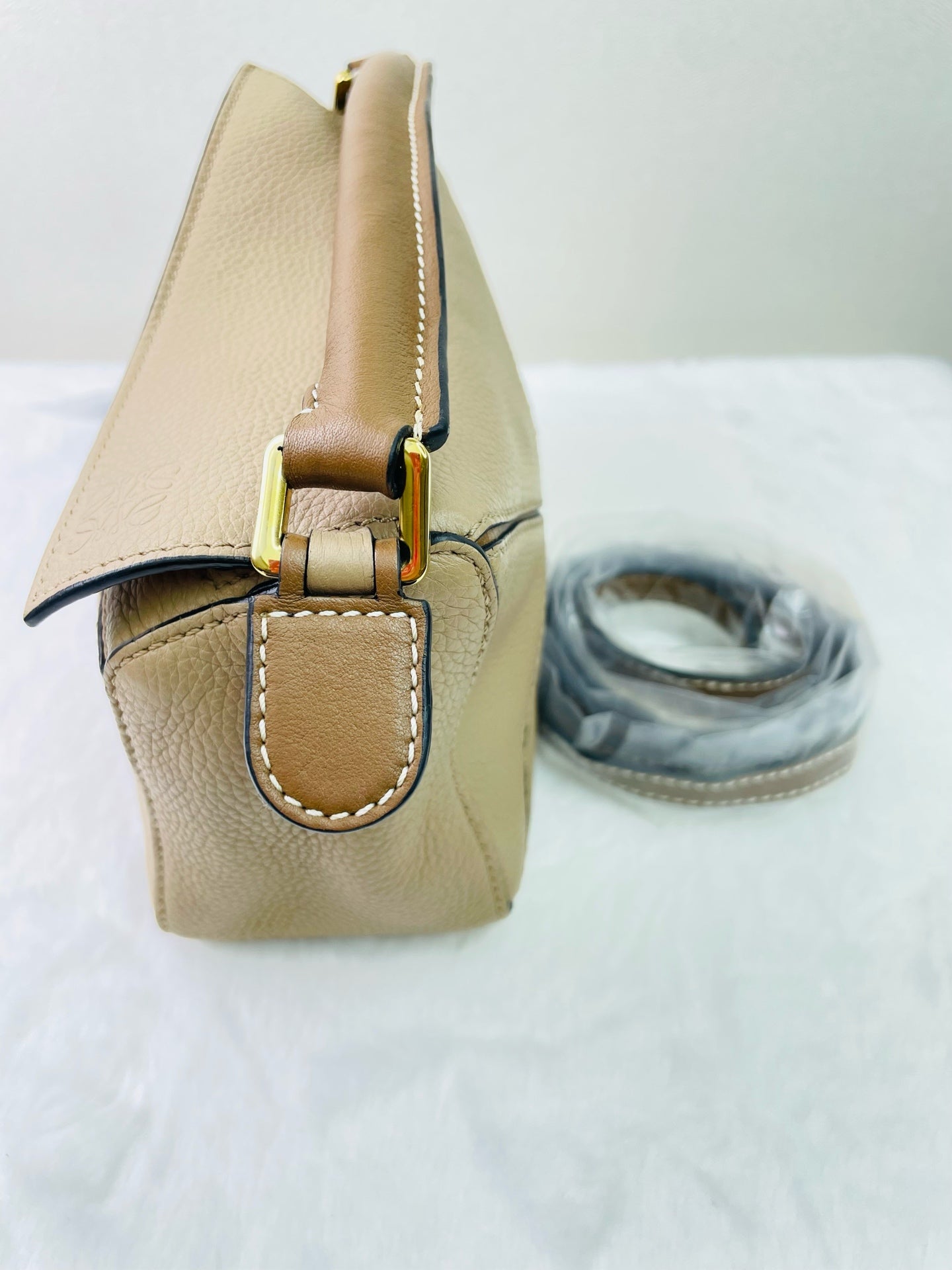 Loewe - Puzzle - Leather - Beige - (mini)
