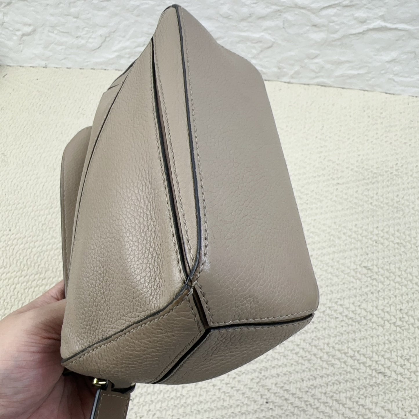 Loewe - Puzzle - Leather - Beige - (mini)