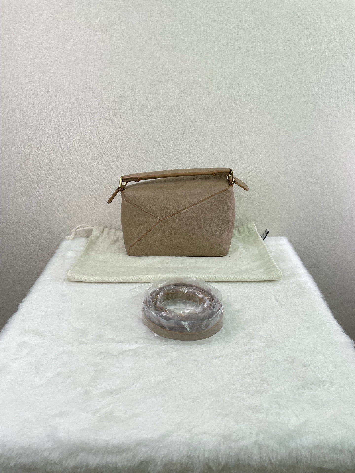 Loewe - Puzzle - Leather - Beige - (mini)