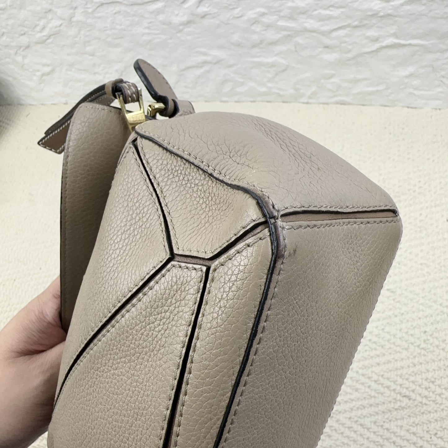 Loewe - Puzzle - Leather - Beige - (mini)