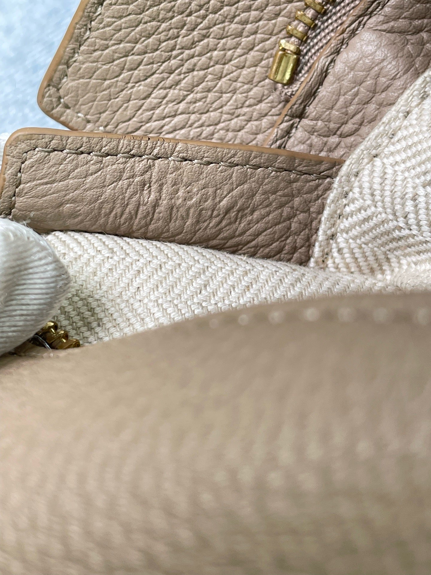 Loewe - Puzzle - Leather - Beige - (mini)