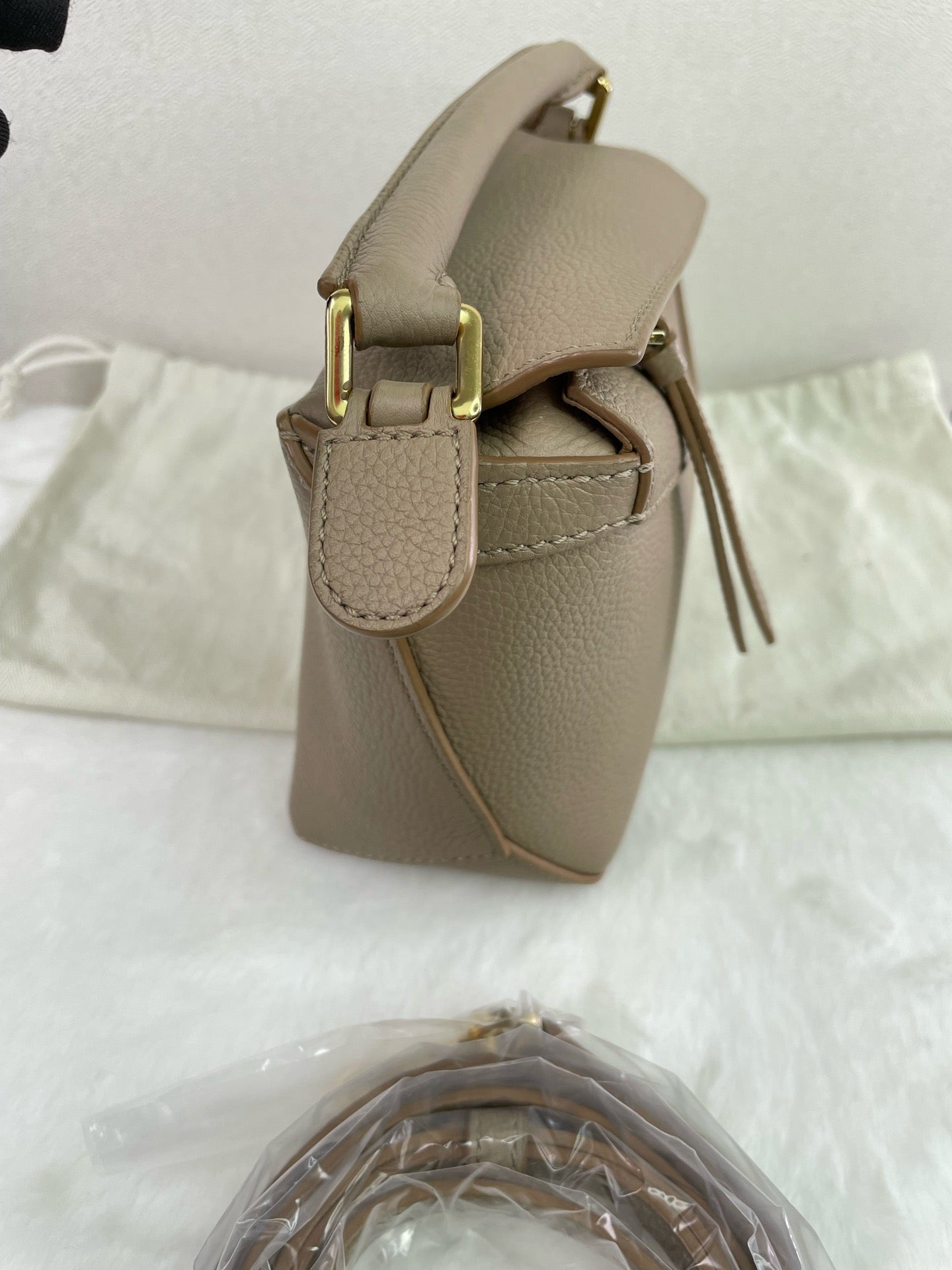 Loewe - Puzzle - Leather - Beige - (mini)