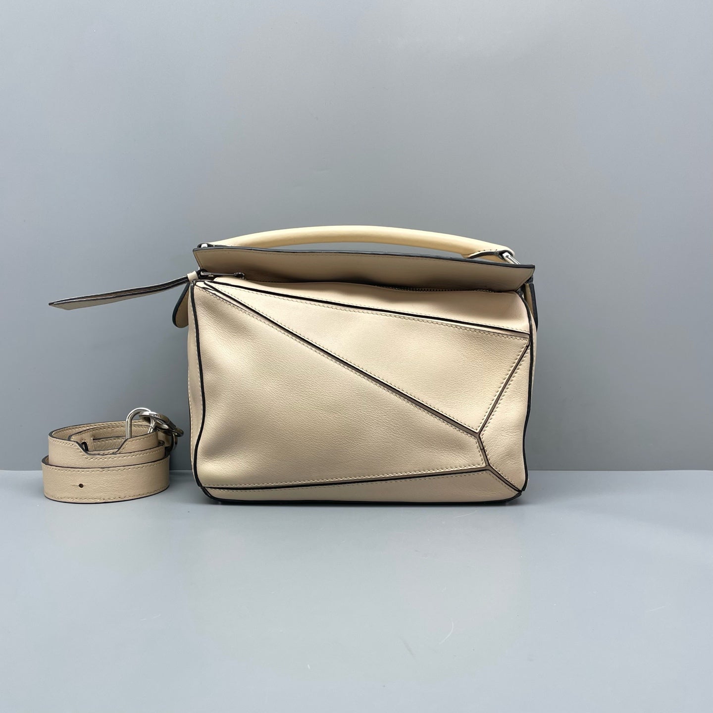 Loewe - Puzzle - Leather - Beige - (small)